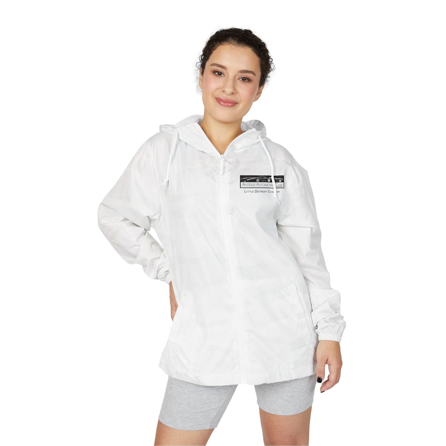 Little Detroit Chapter AACA Windbreaker Jacket — Front and Back Logos