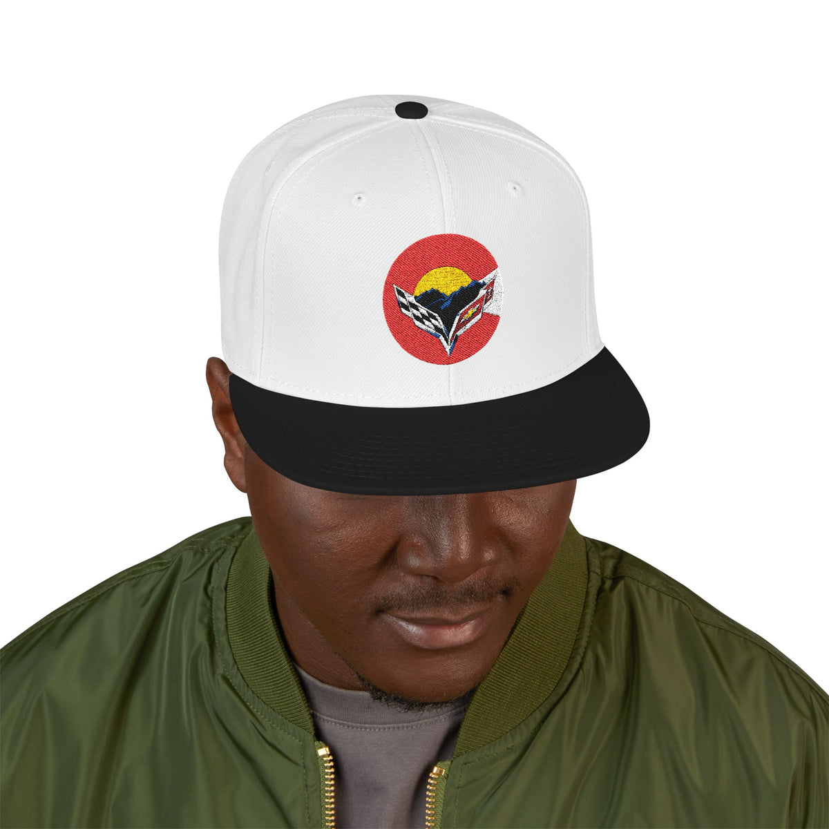 Central Colorado Corvette Club - Embroidered Snapback Hat