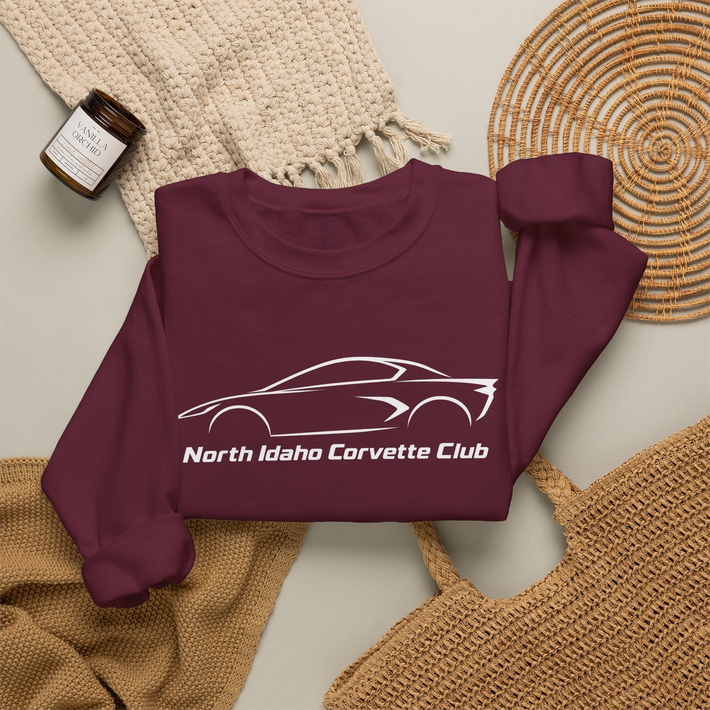 North Idaho Corvette Club Unisex Heavy Blend™ Crewneck Sweatshirt