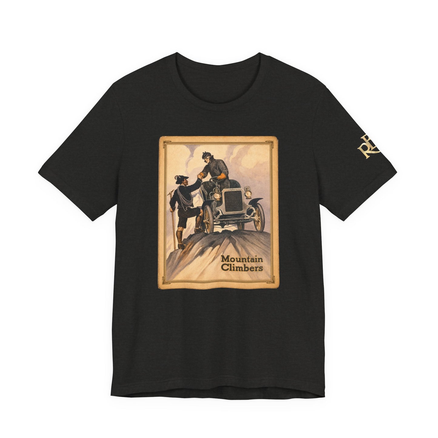 REO Mountain Climbers Vintage Tee — Unisex Soft Short Sleeve Tee