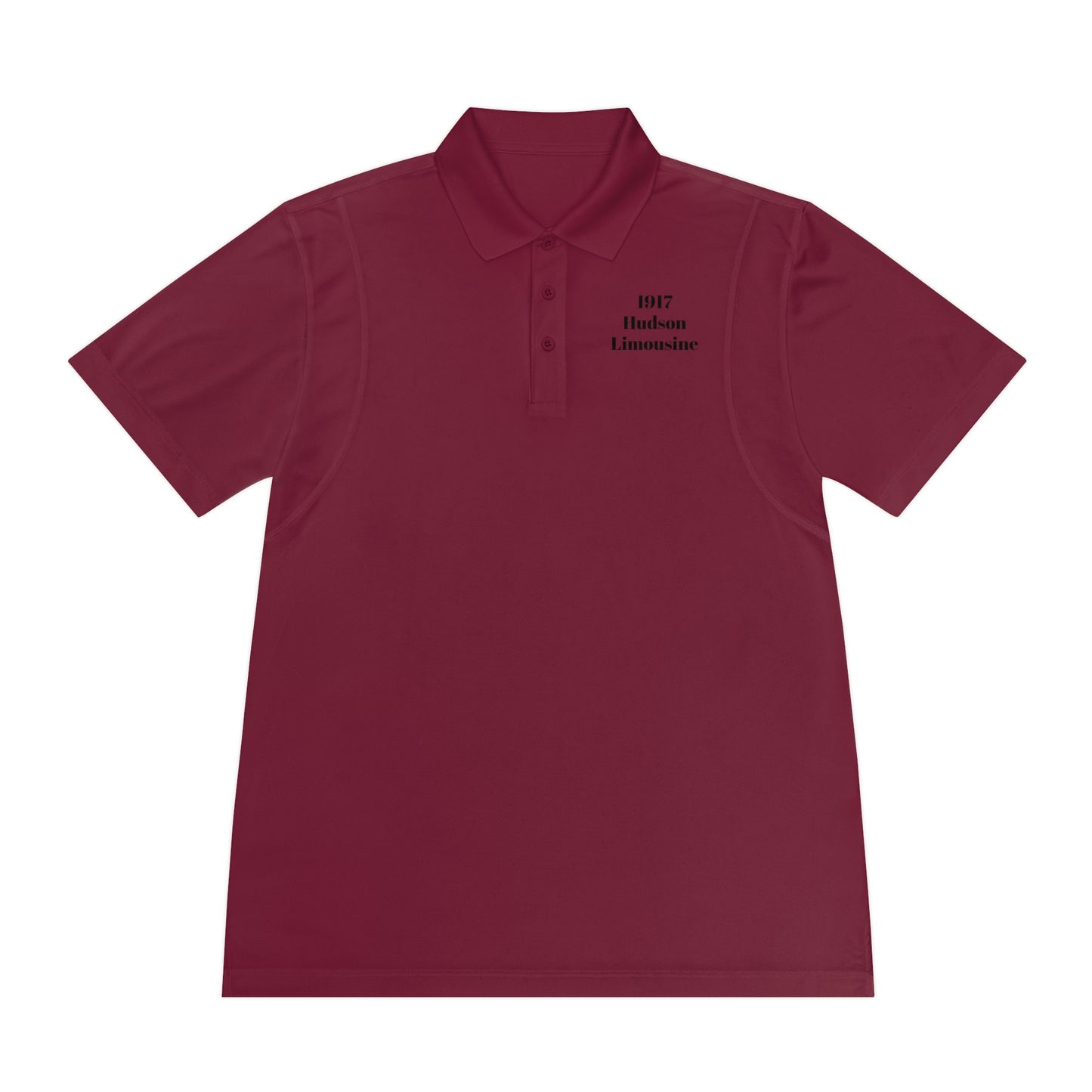 1917 Hudson Limousine Polo Shirt — Classic Vintage Car Men's Sport Polo (Gene)