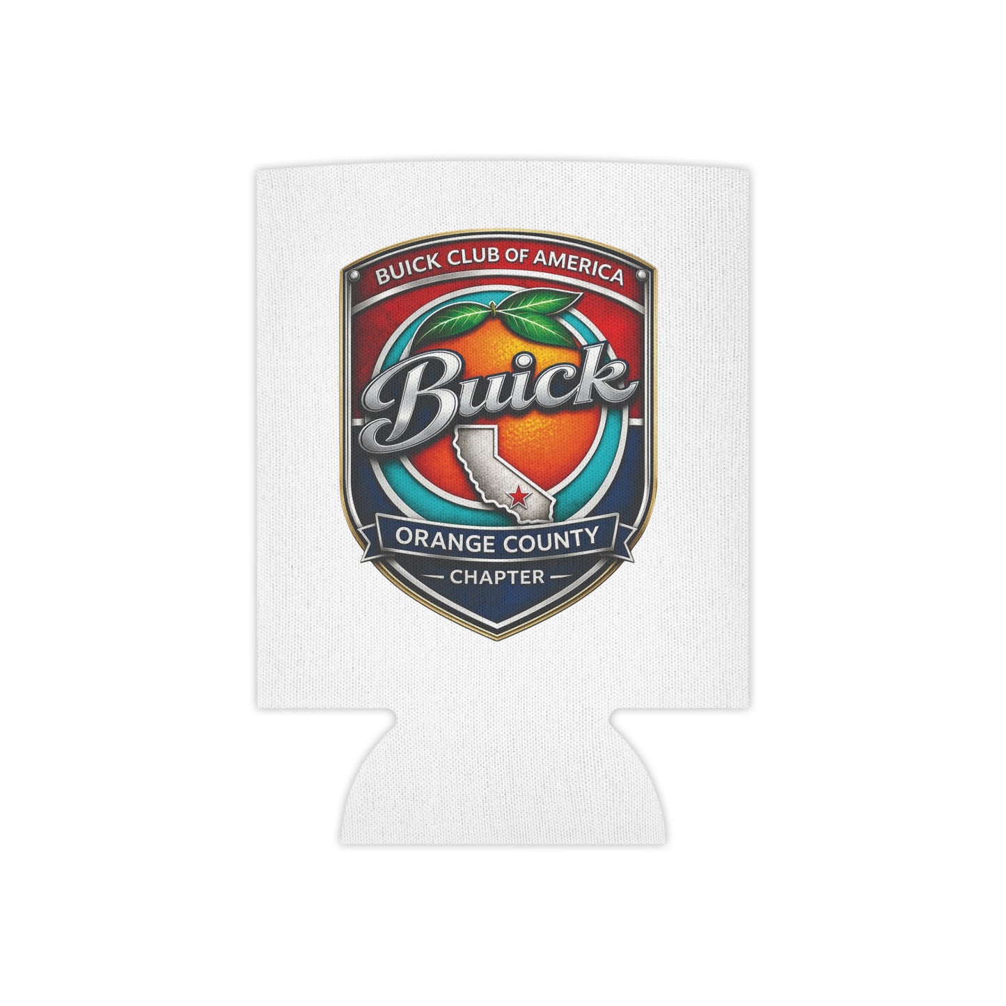 Buick Orange County Chapter Buick Club of America Can Cooler - Insulated Soda Koozie