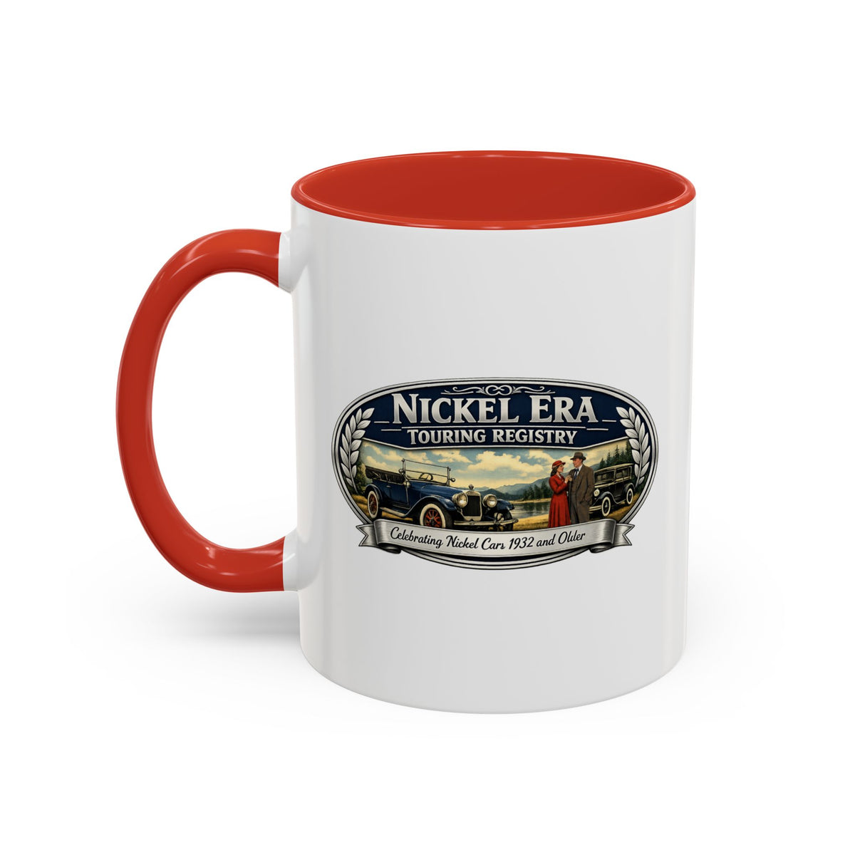 Nickel Era Touring Registry Coffee Mug — Vintage Classic Car Enthusiast Gift