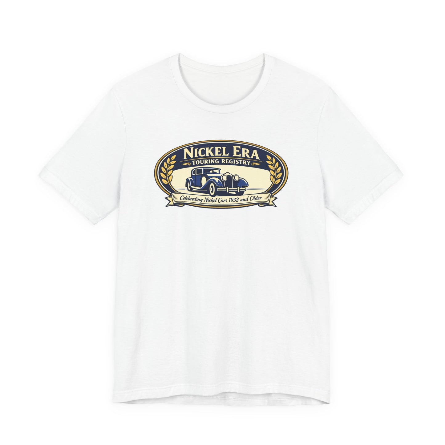 Nickel Era Touring Registry Tee — Vintage Classic Car T‑Shirt