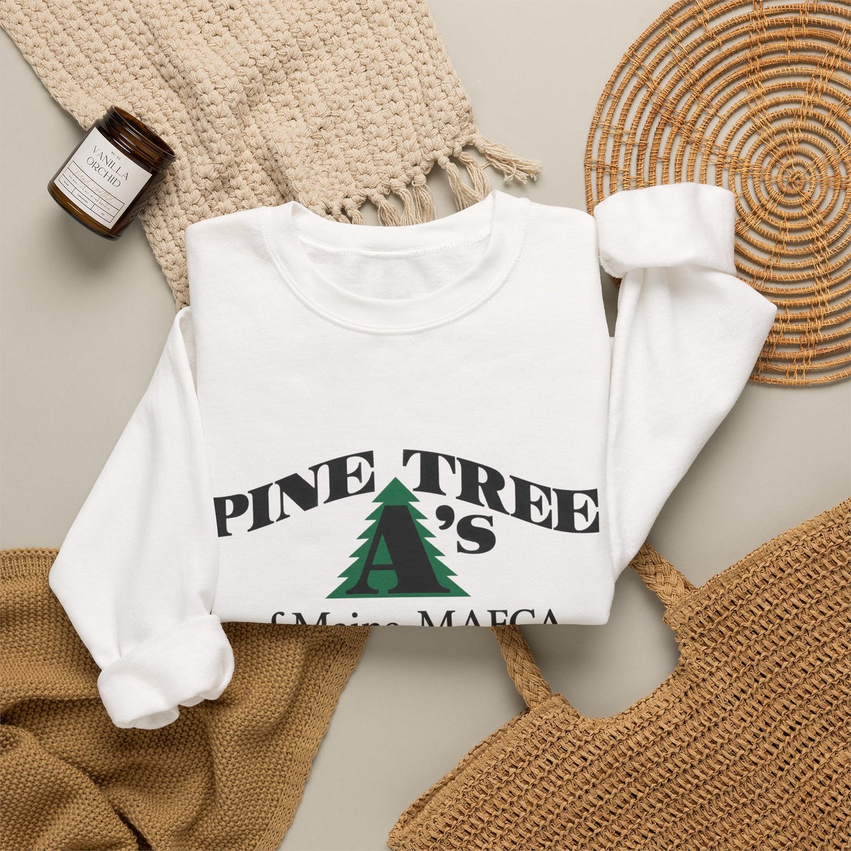 Pine Tree A's of Maine, MAFCA — Unisex Heavy Blend™ Crewneck Sweatshirt