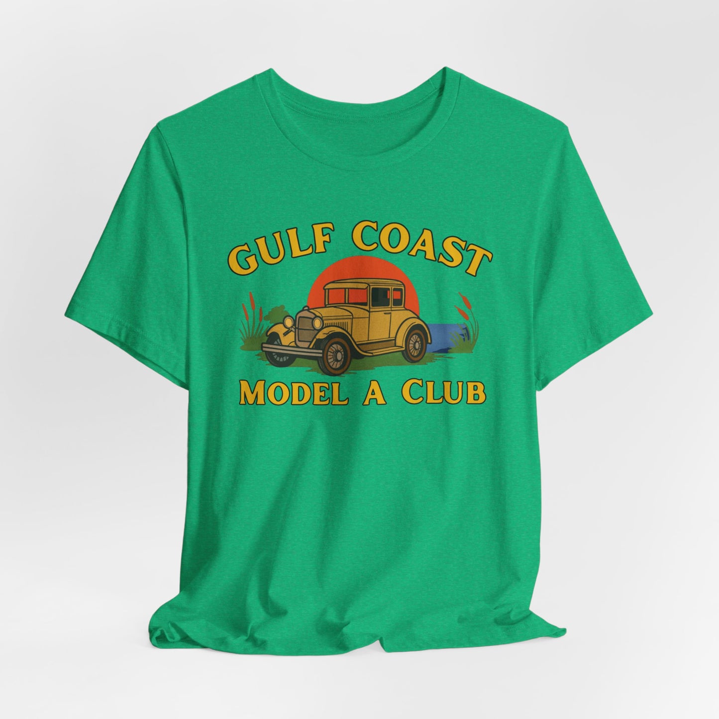Gulf Coast Model A Club Tee — Vintage Car Graphic T-Shirt