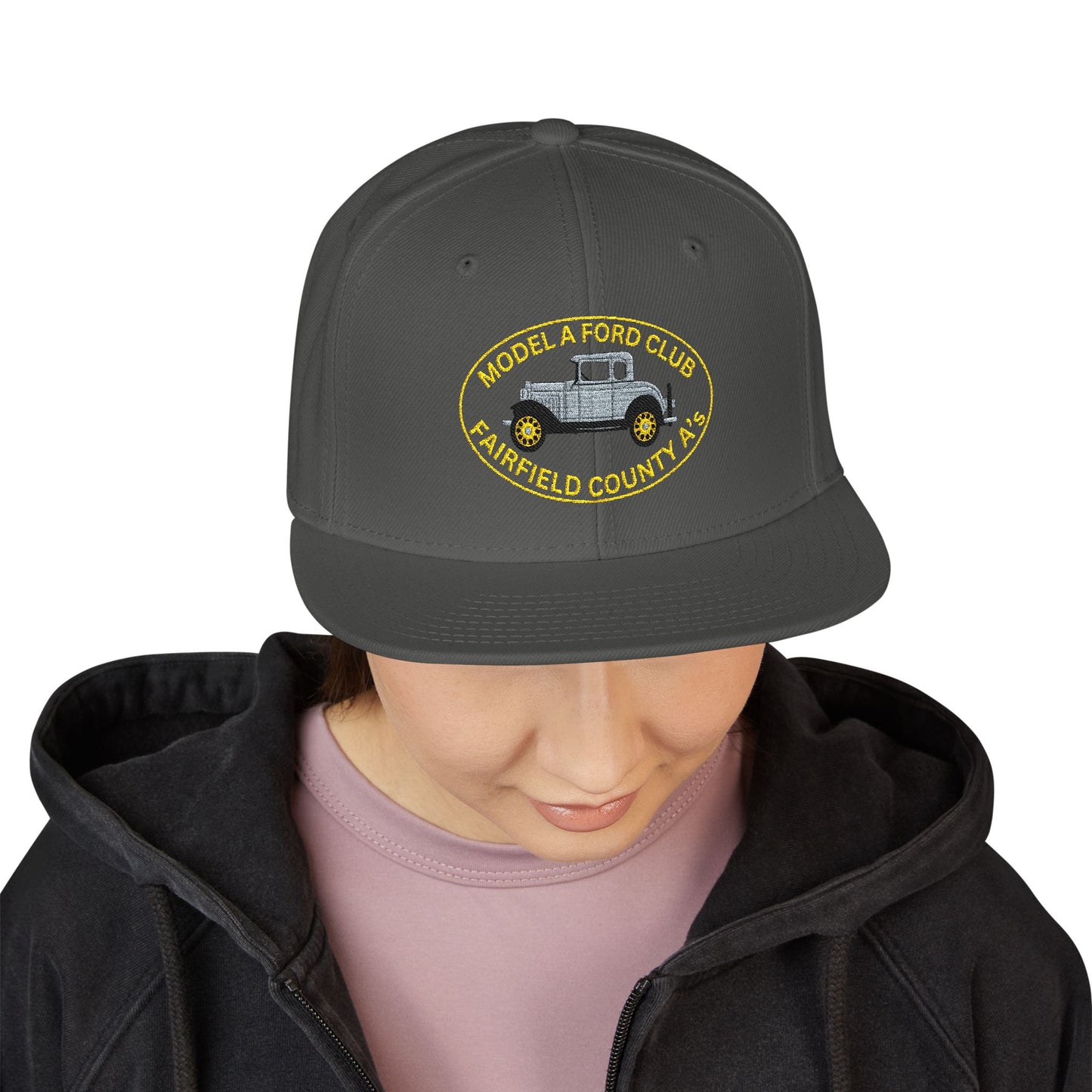 Fairfield County A's — Embroidered Vintage Car Club Patch