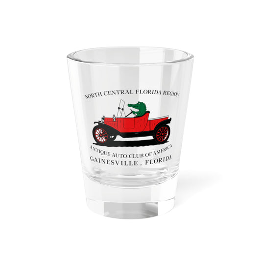 North Central Florida Region AACA Gainesville Florida 1.5oz Shot Glass — Vintage Car Souvenir