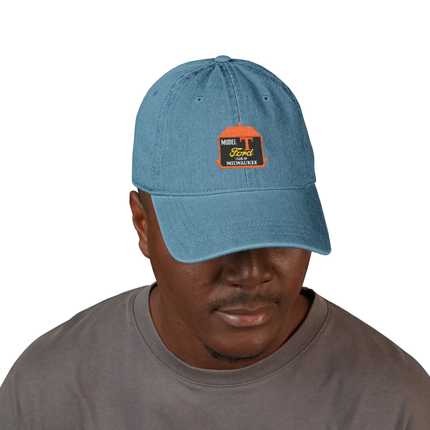 Greater Milwaukee Model T Ford Club Embroidered Denim Hat — Logo Cap