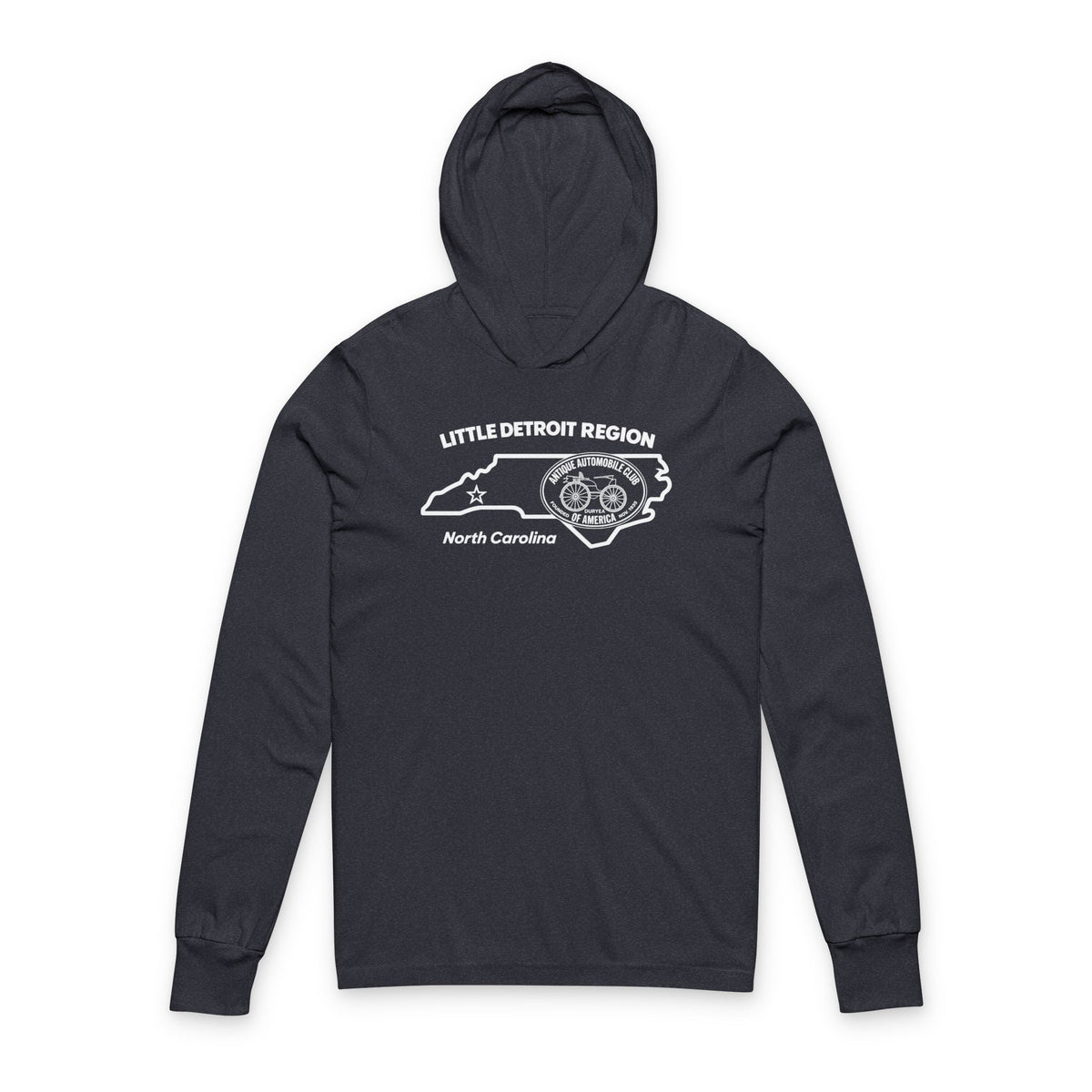 Little Detroit Region AACA Hooded Long Sleeve Tee