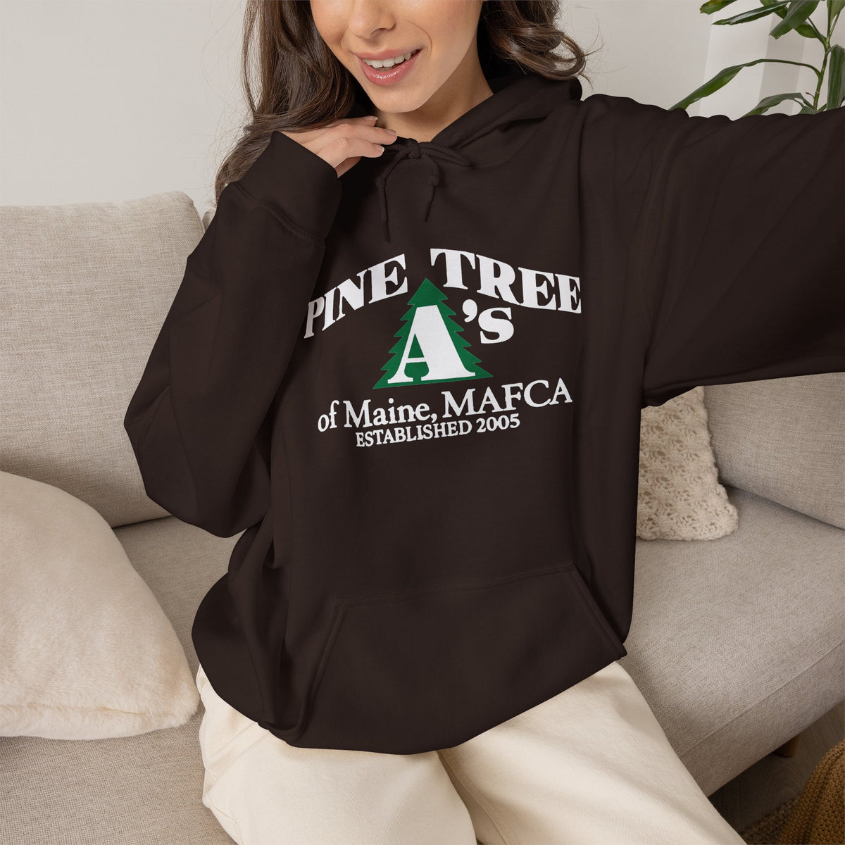 Pine Tree A's of Maine, MAFCA Hoodie – Unisex Heavy Blend™ Hooded Sweatshirt
