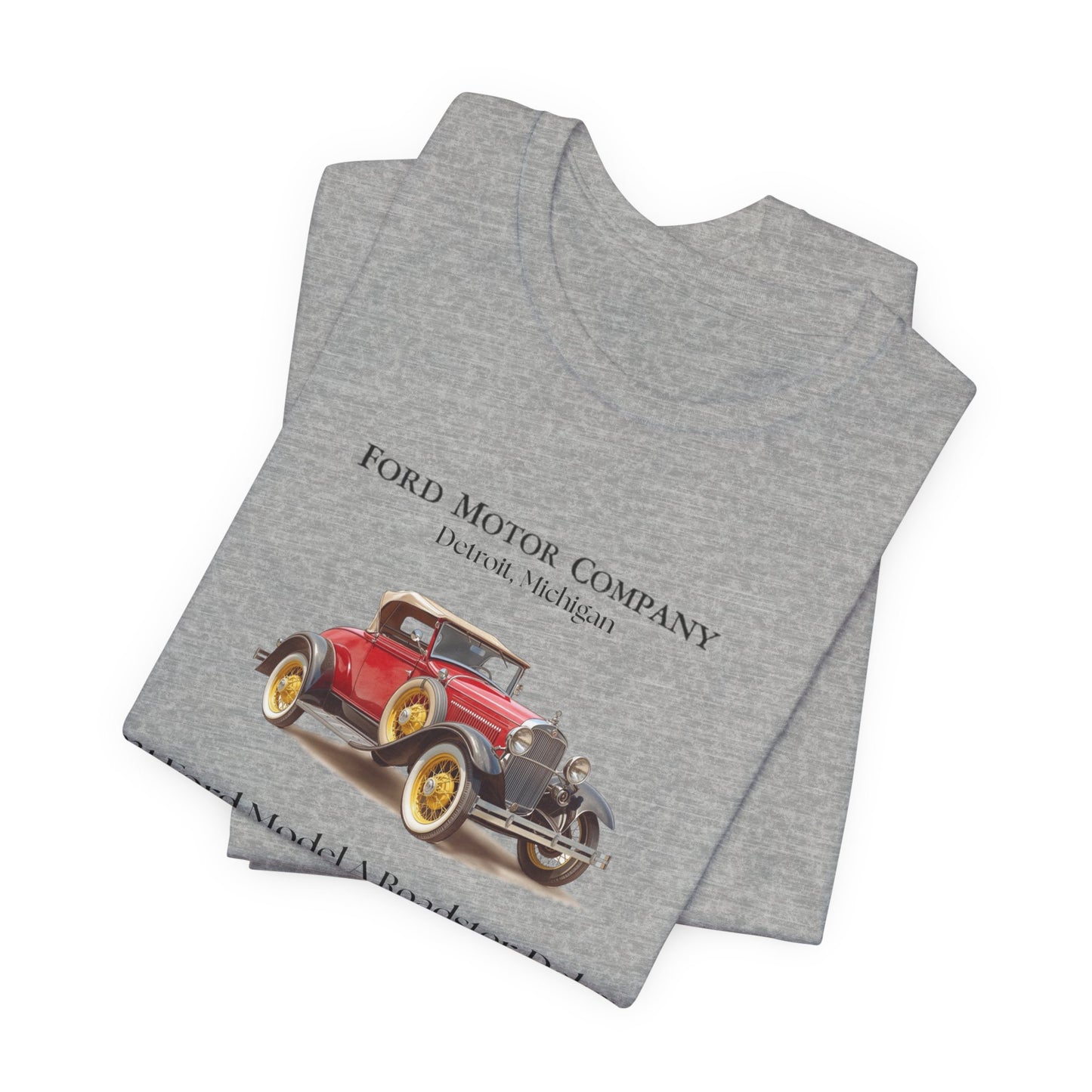 1931 Ford Model A Roadster Deluxe Tee – Classic Automotive Graphic Shirt