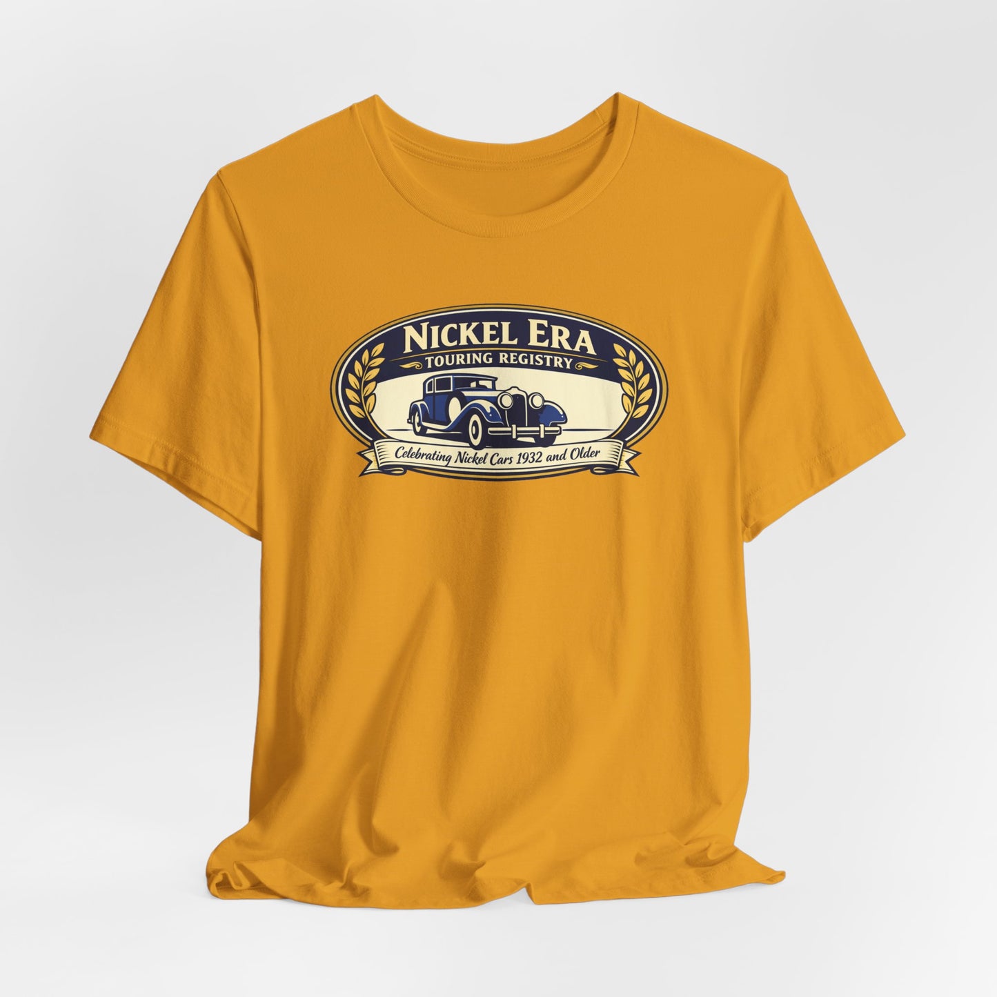 Nickel Era Touring Registry Tee — Vintage Classic Car T‑Shirt