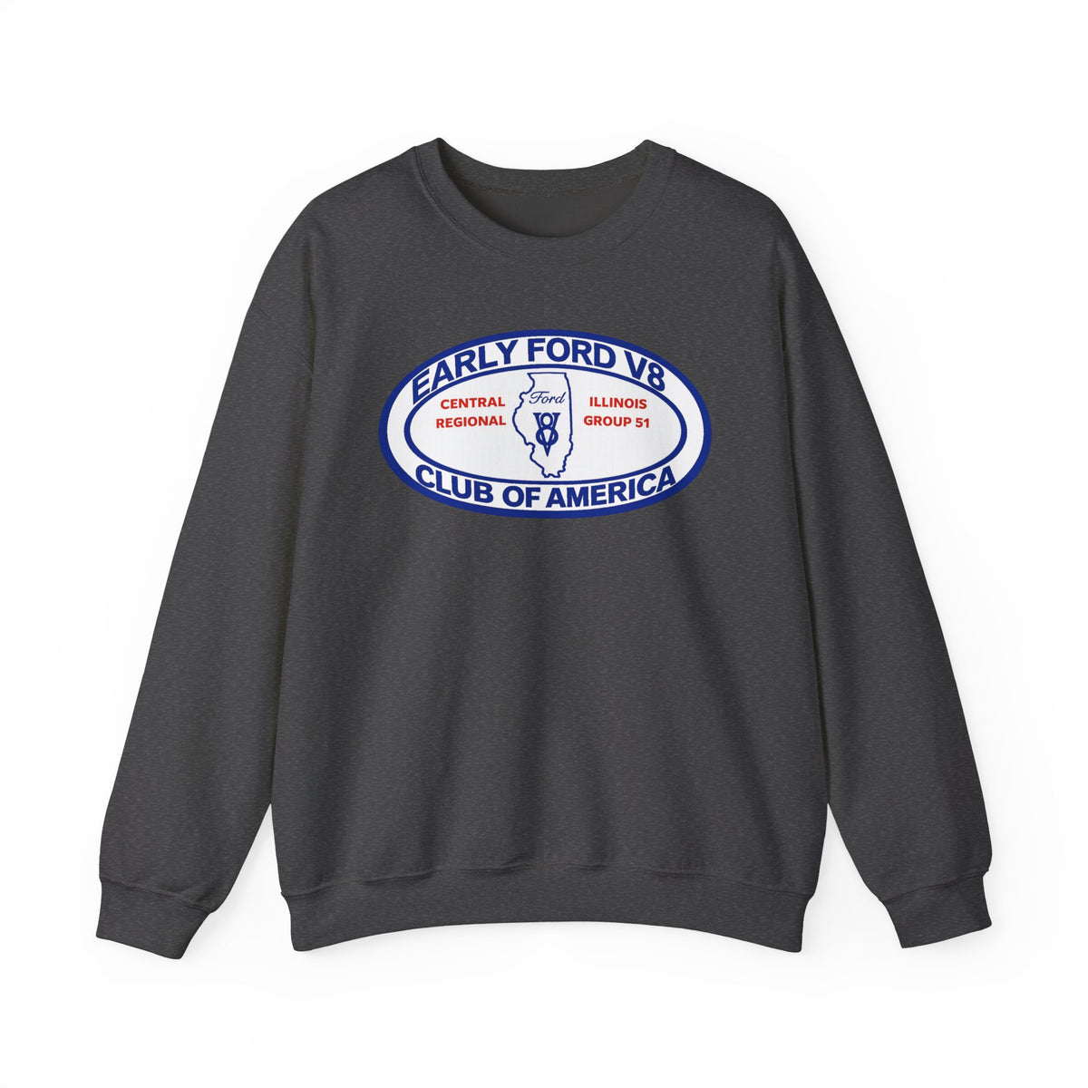 Central Illinois Early Ford V8 Unisex Heavy Blend™ Crewneck Sweatshirt