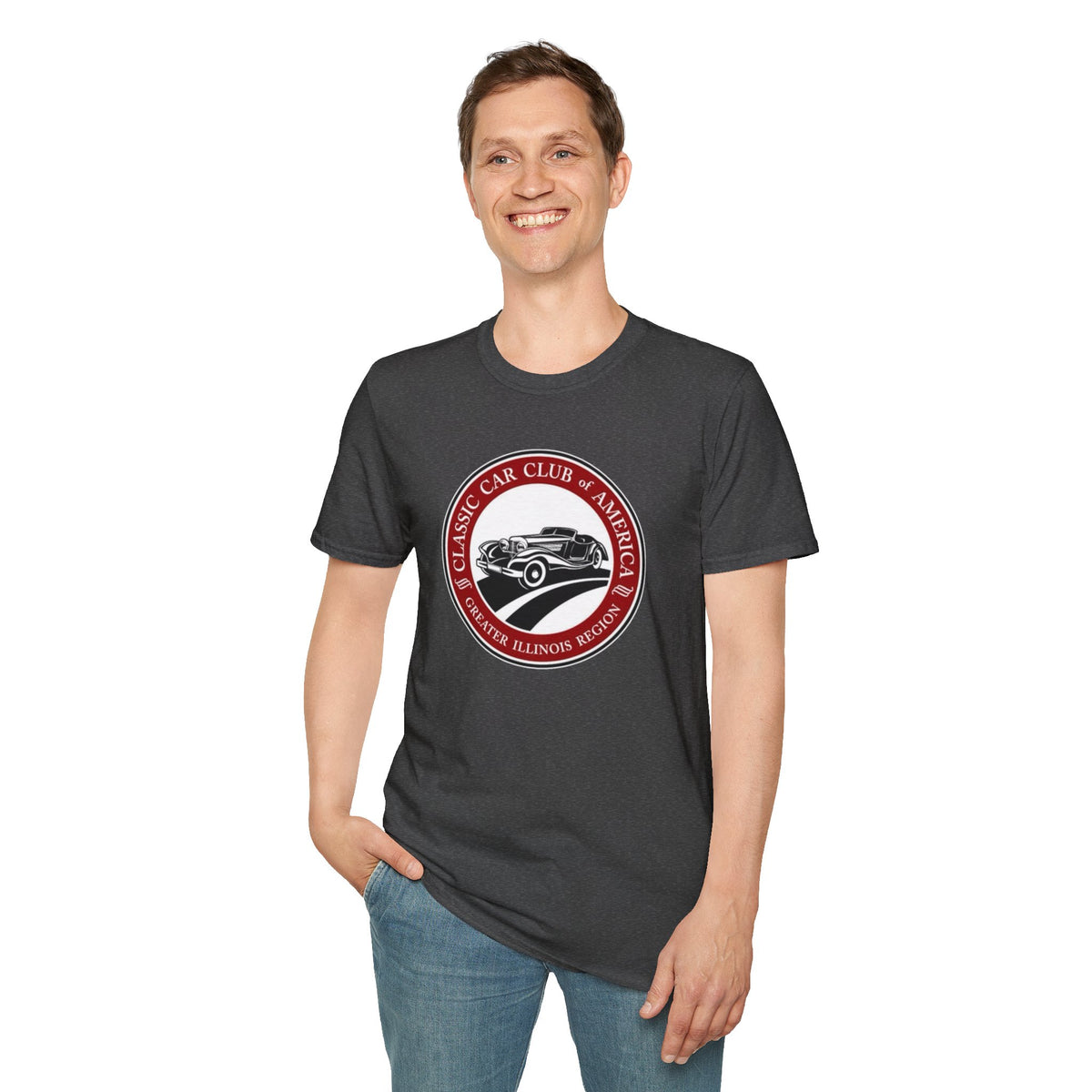 Classic Car Club of America Greater Illinois Region T-Shirt - Unisex Softstyle T-Shirt