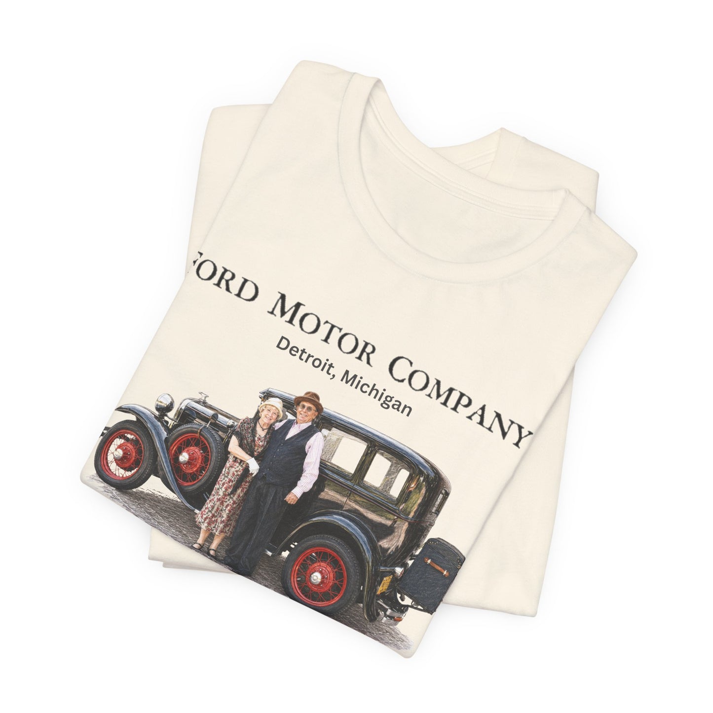 1930 Ford Model A Town Sedan Tee — Unisex Jersey Short Sleeve Tee
