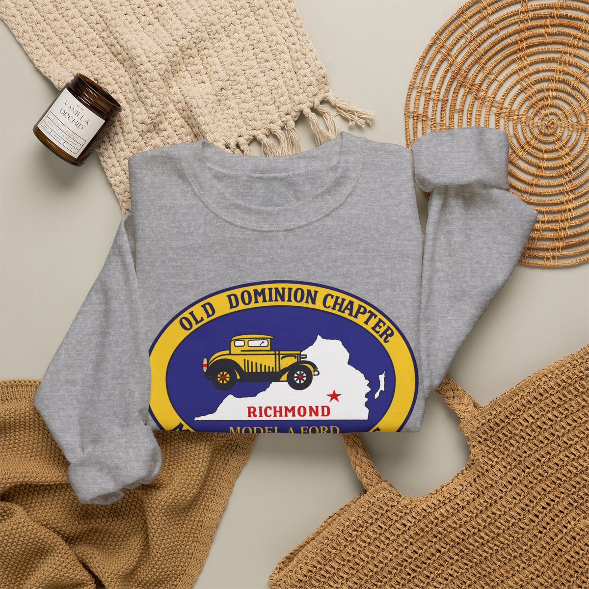 Old Dominion Model A Ford Club Crewneck Sweatshirt – Unisex Heavy Blend™ Crewneck Sweatshirt