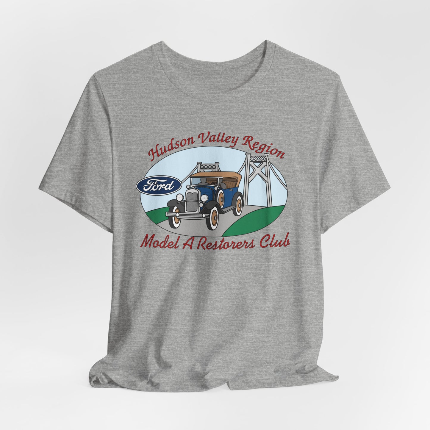 Hudson Valley Region Model A Restorers Club T‑Shirt — Hudson Valley Region Vintage Ford Tee
