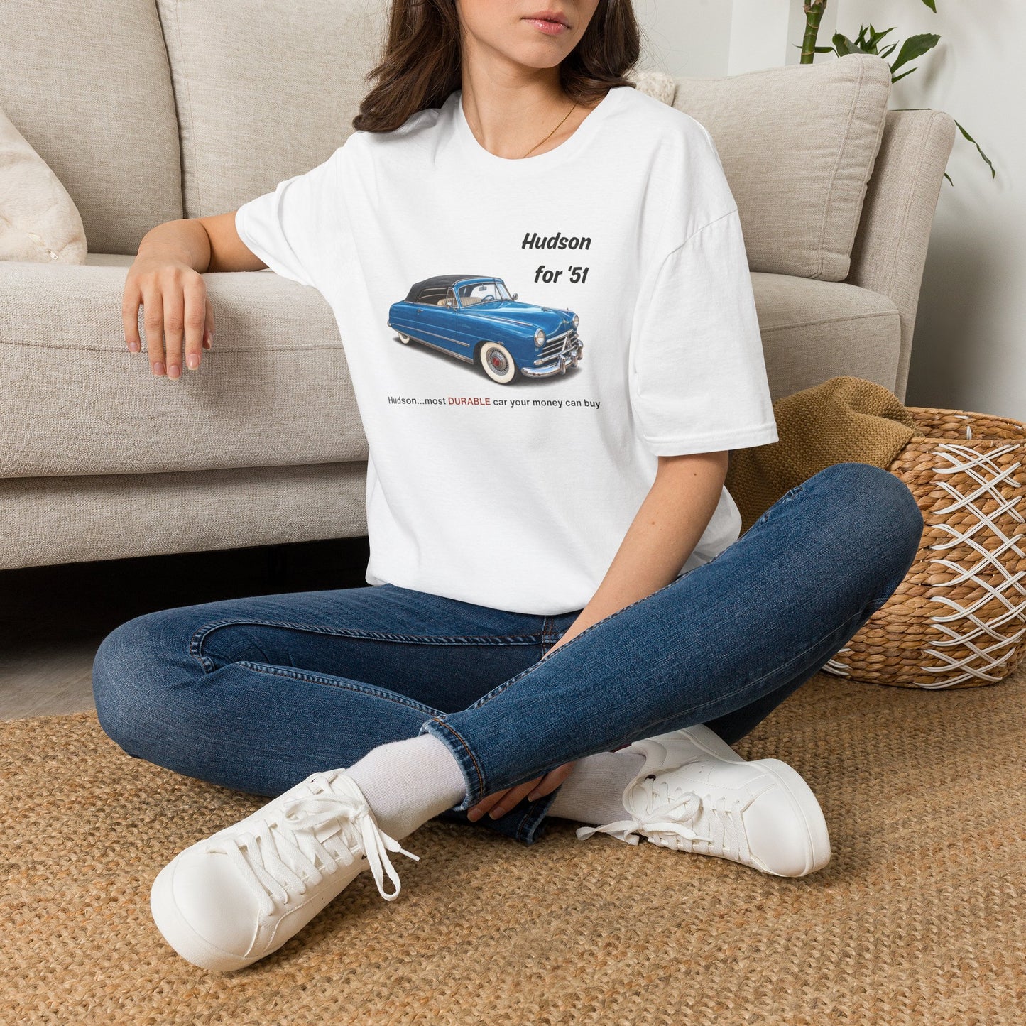 Hudson '51 Classic Car Tee – Unisex Softstyle T-Shirt
