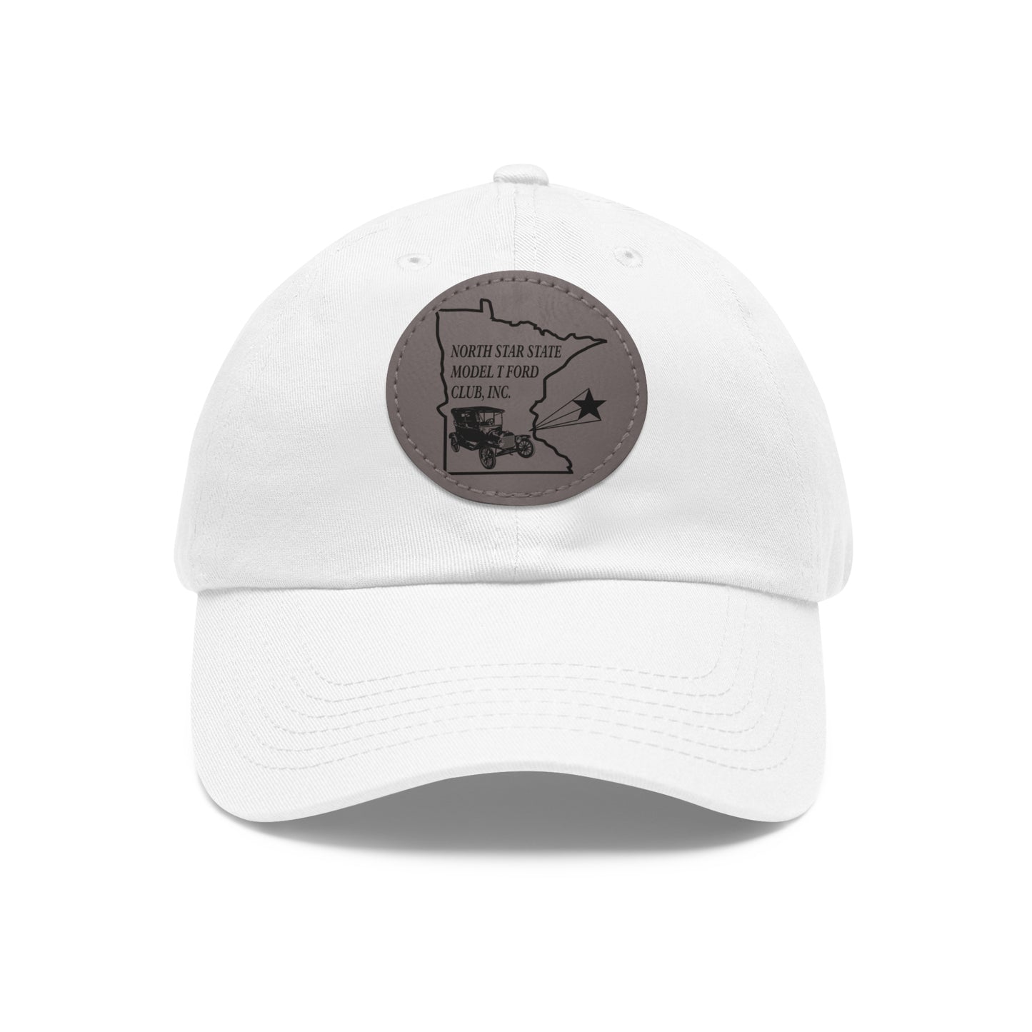 North Star State Model T Ford Club, Inc. Dad Hat with Leather Patch (Round)