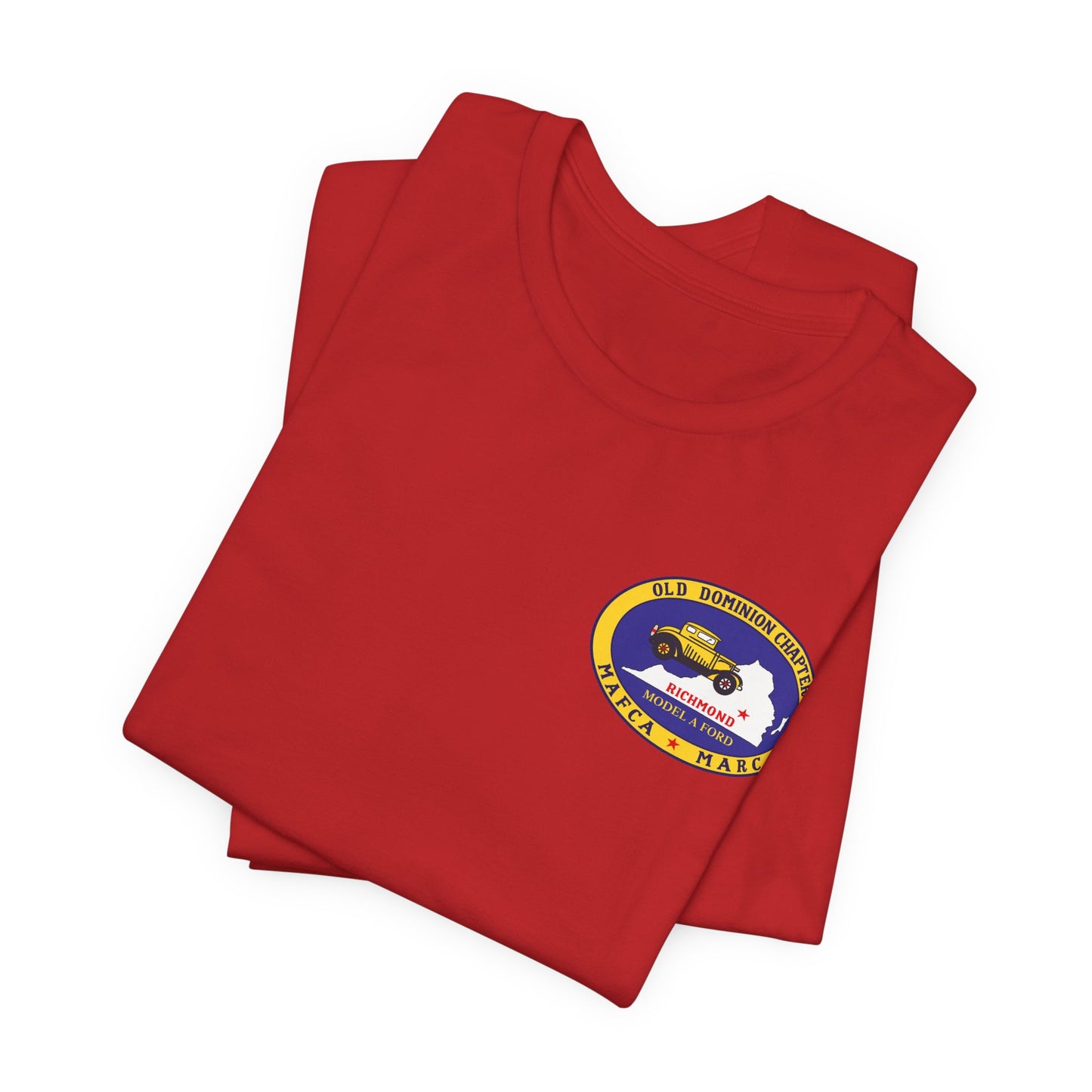 Old Dominion Model A Ford Club Chest Logo Tee