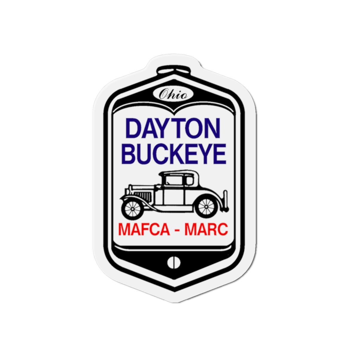 Dayton Buckeye Model A Ford Club - Vintage Die-Cut Magnet