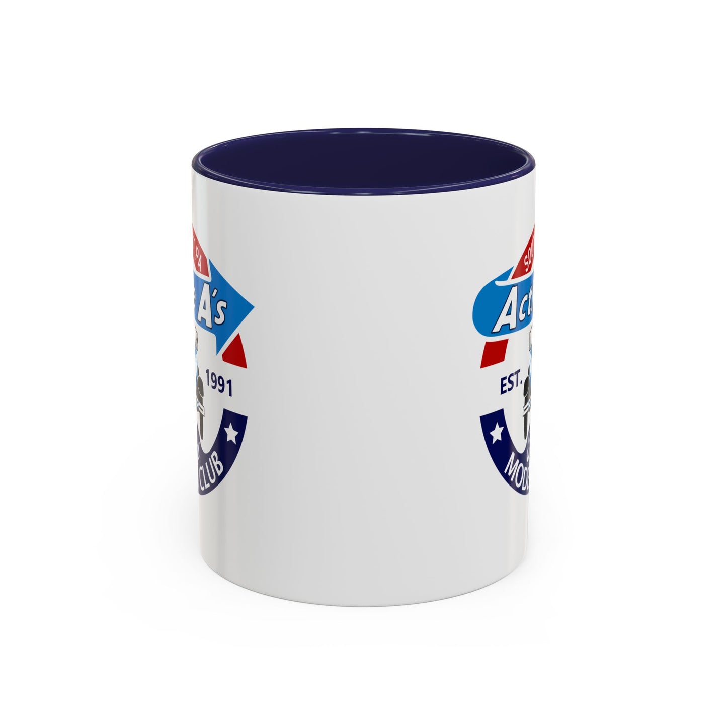 Ford Model A Club Coffee Mug — "Active A's" Southeast PA Vintage Car Design (11/15 oz)