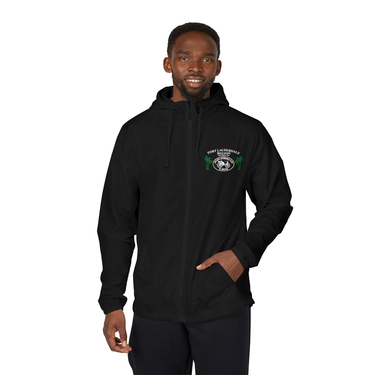 Fort Lauderdale Region AACA Windbreaker Jacket - Front and Back Logos