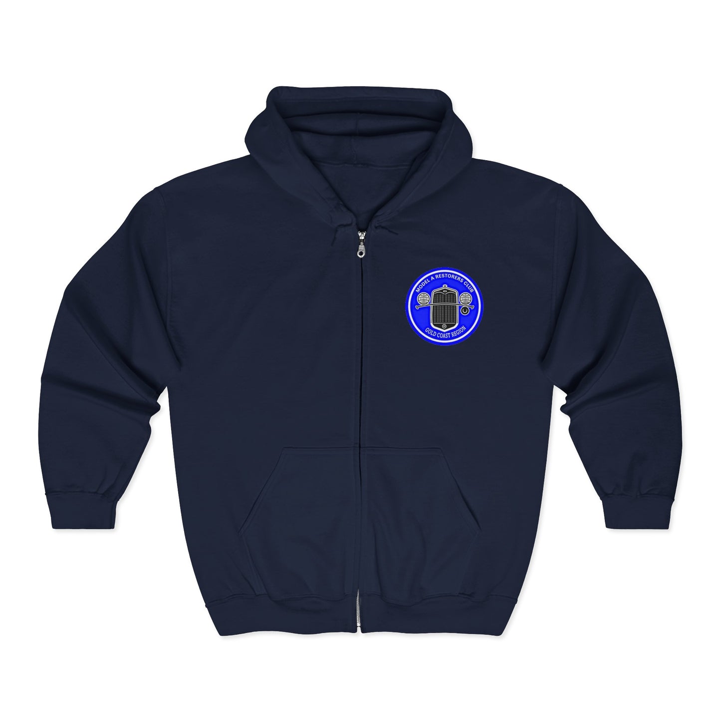 Gold Coast Region Model A Restorers Club Full-Zip Hoodie