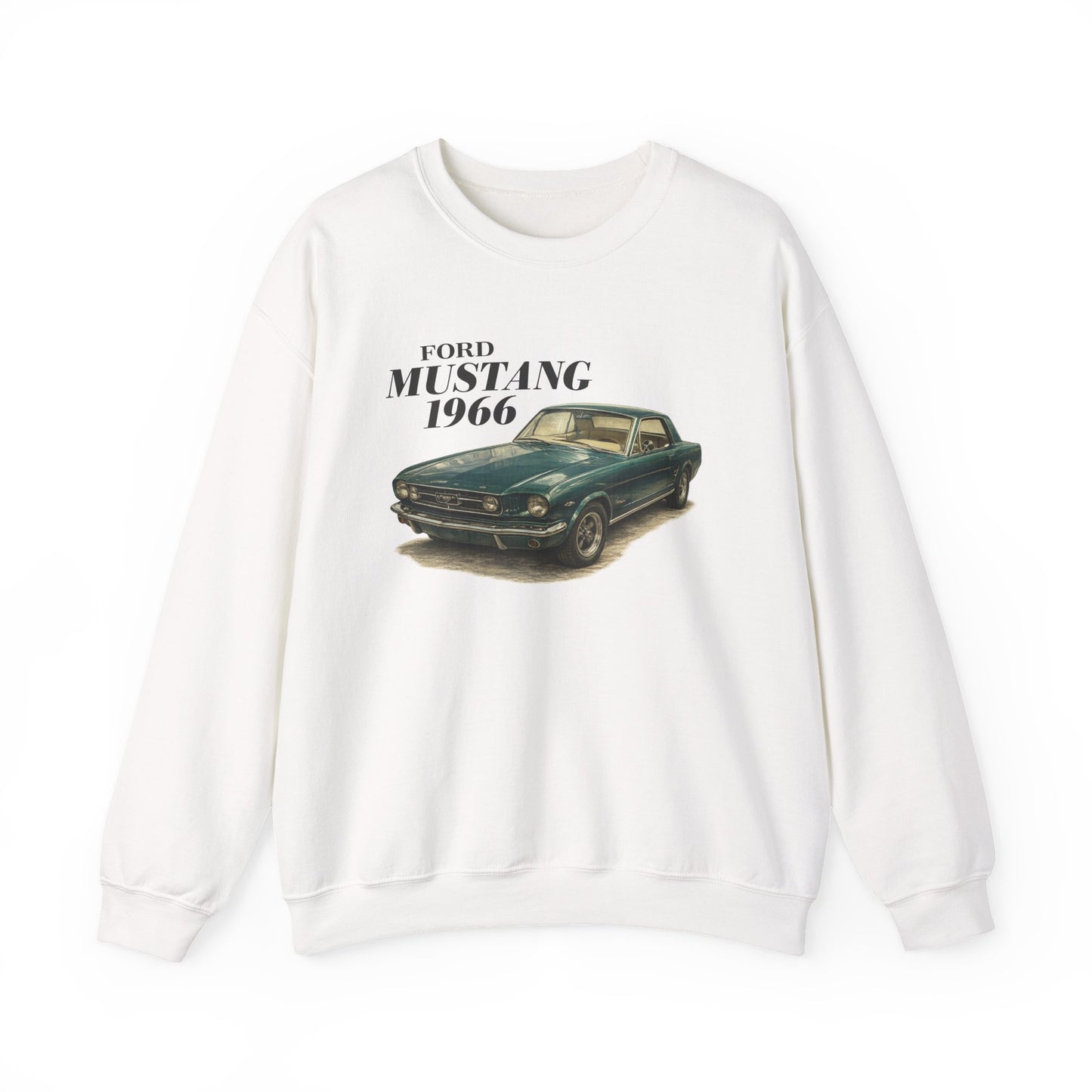 1966 Ford Mustang Sweatshirt — Vintage Classic Car Crewneck (Rick C)