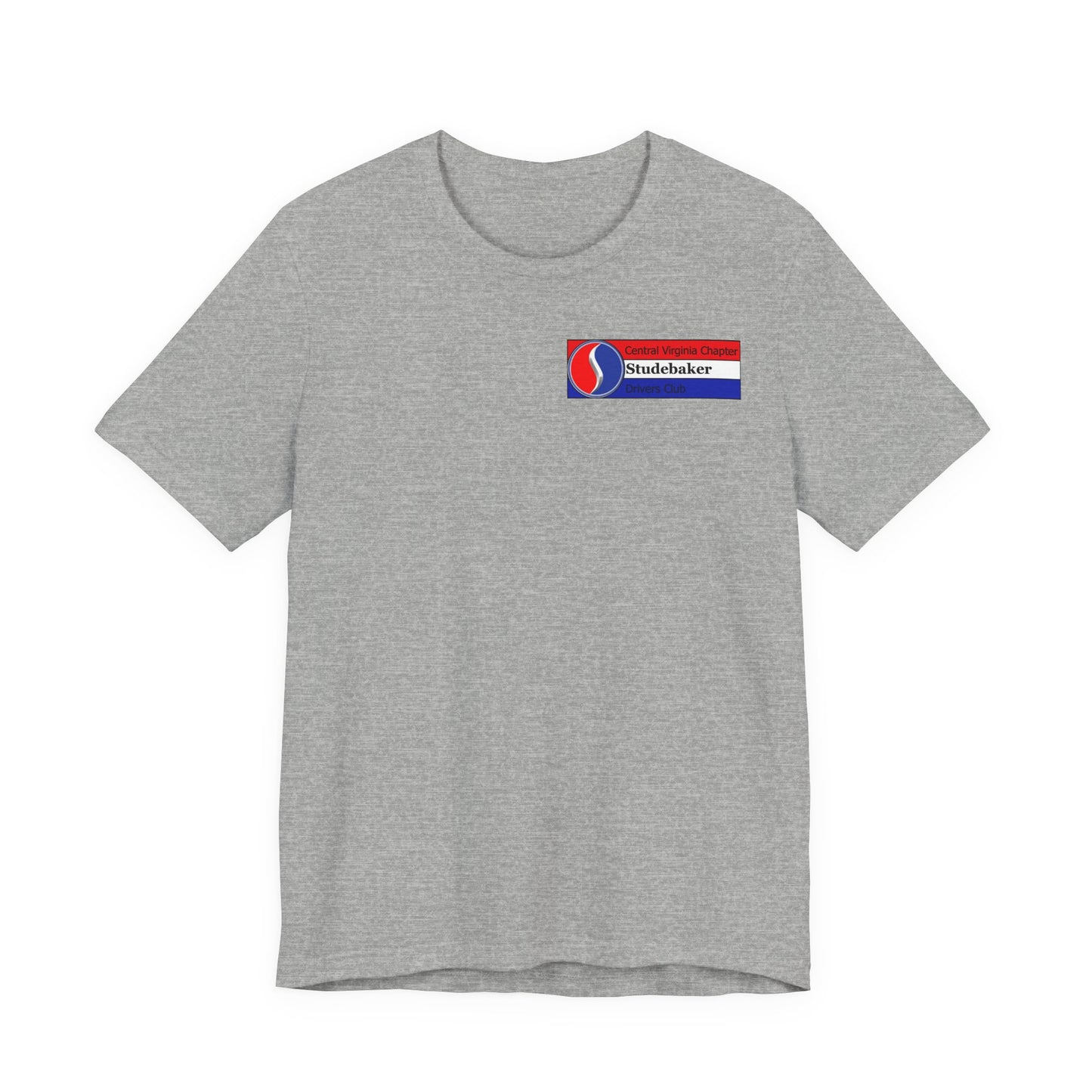 Central Virginia Chapter Studebaker Drivers Club - Unisex Jersey Short Sleeve Tee
