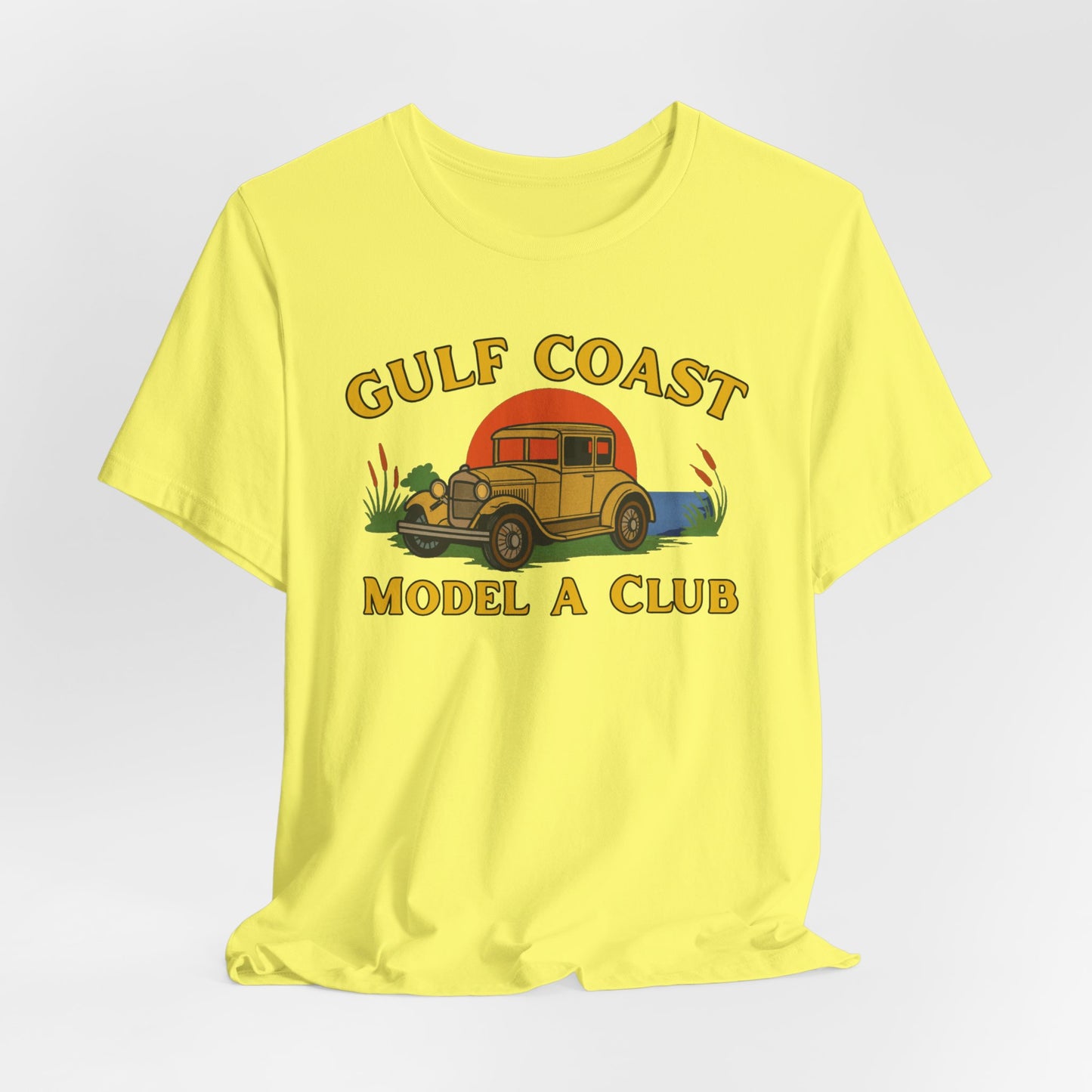 Gulf Coast Model A Club Tee — Vintage Car Graphic T-Shirt