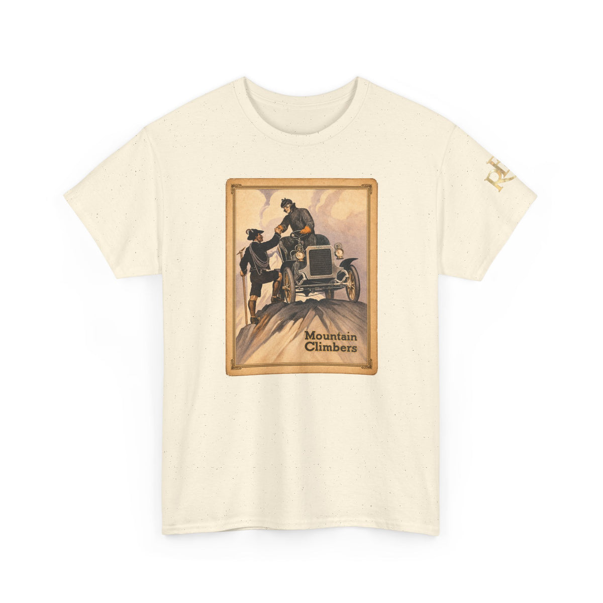 REO Mountain Climbers Vintage Tee — Unisex Heavy Cotton Tee