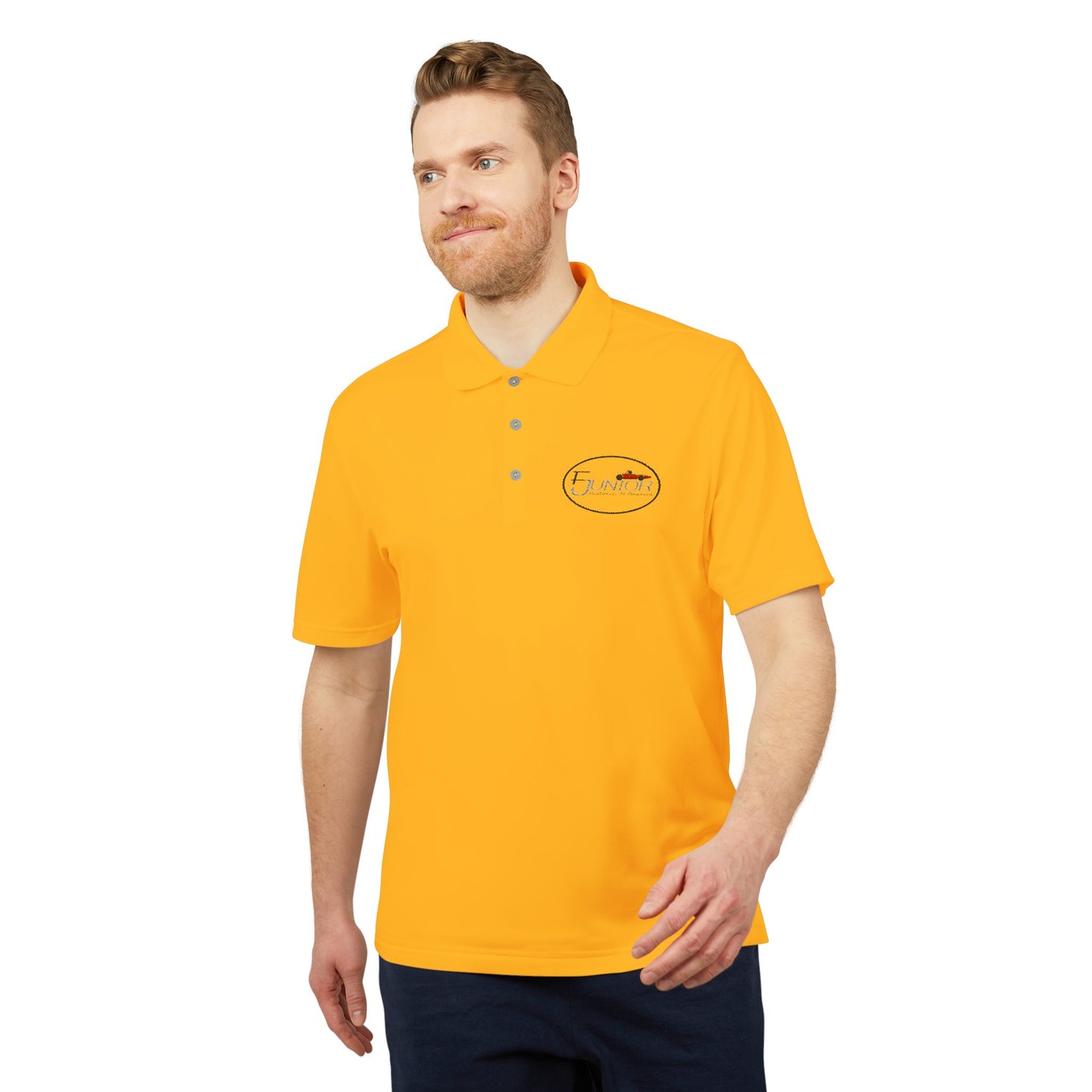 F Junior Historic N. America Performance Polo Shirt — Logo Embroidered
