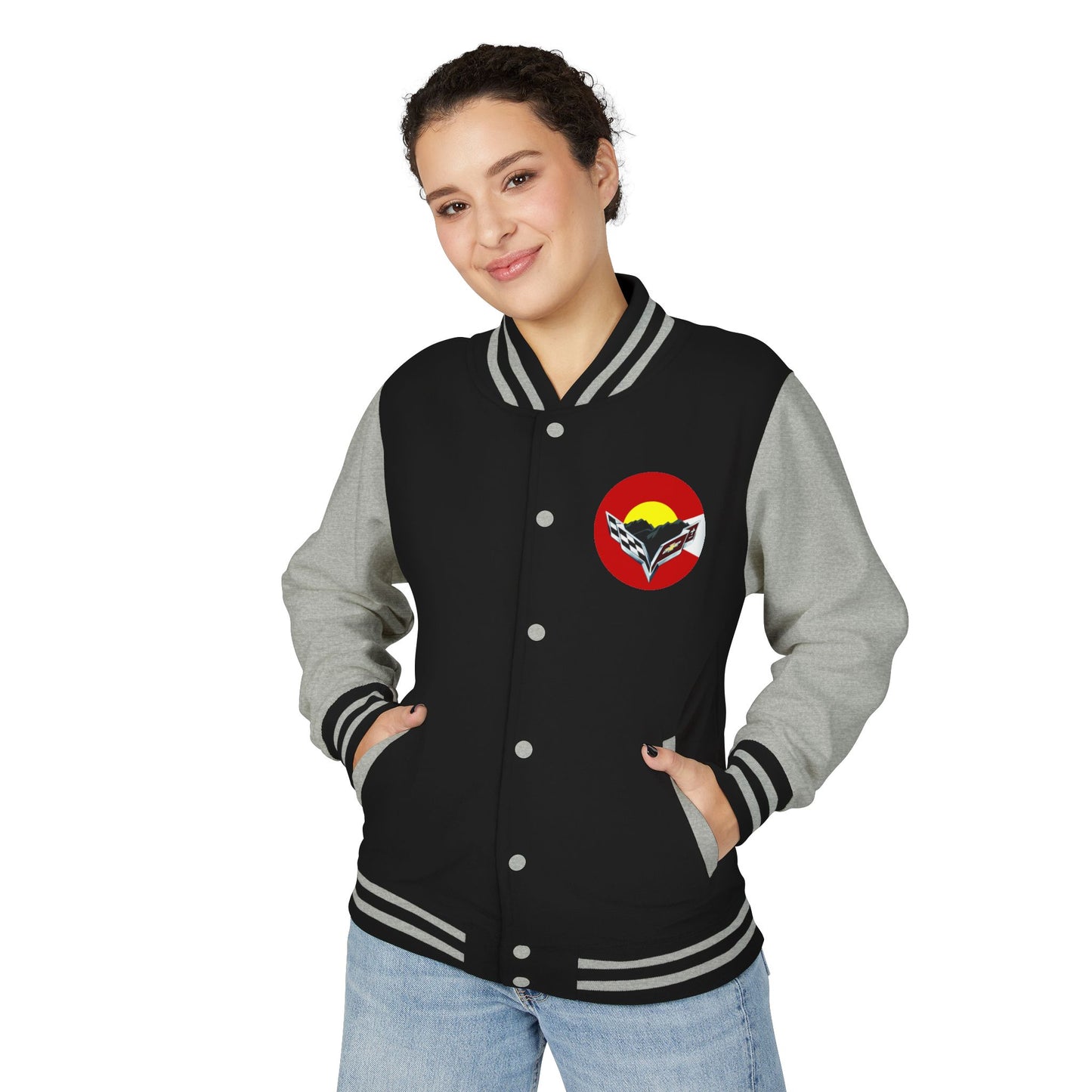 Central Colorado Corvette Club Varsity Letterman Jacket - Printed