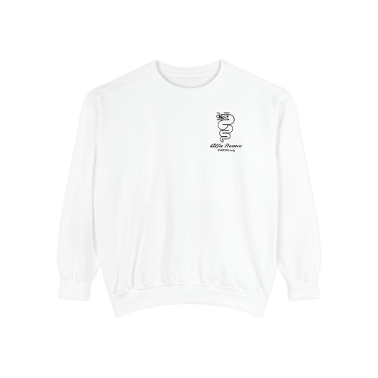 DVAROC.org Alfa Romeo Logo Sweatshirt — Chest and Back Logos