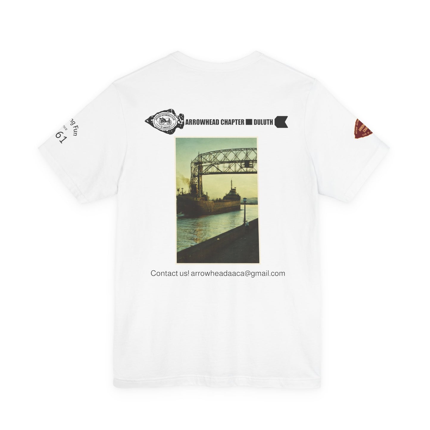 Arrowhead Chapter Tee — "Come Tour, Eat Laugh With Us" Vintage Club Shirt