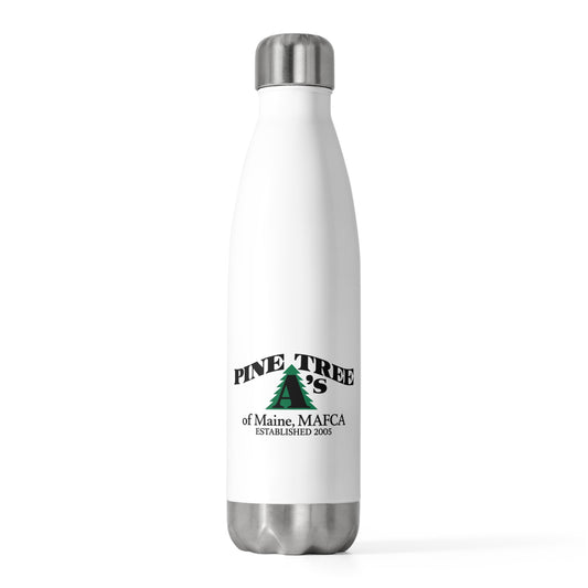 Pine Tree A’s Logo Stainless 20oz Insulated Travel Bottle