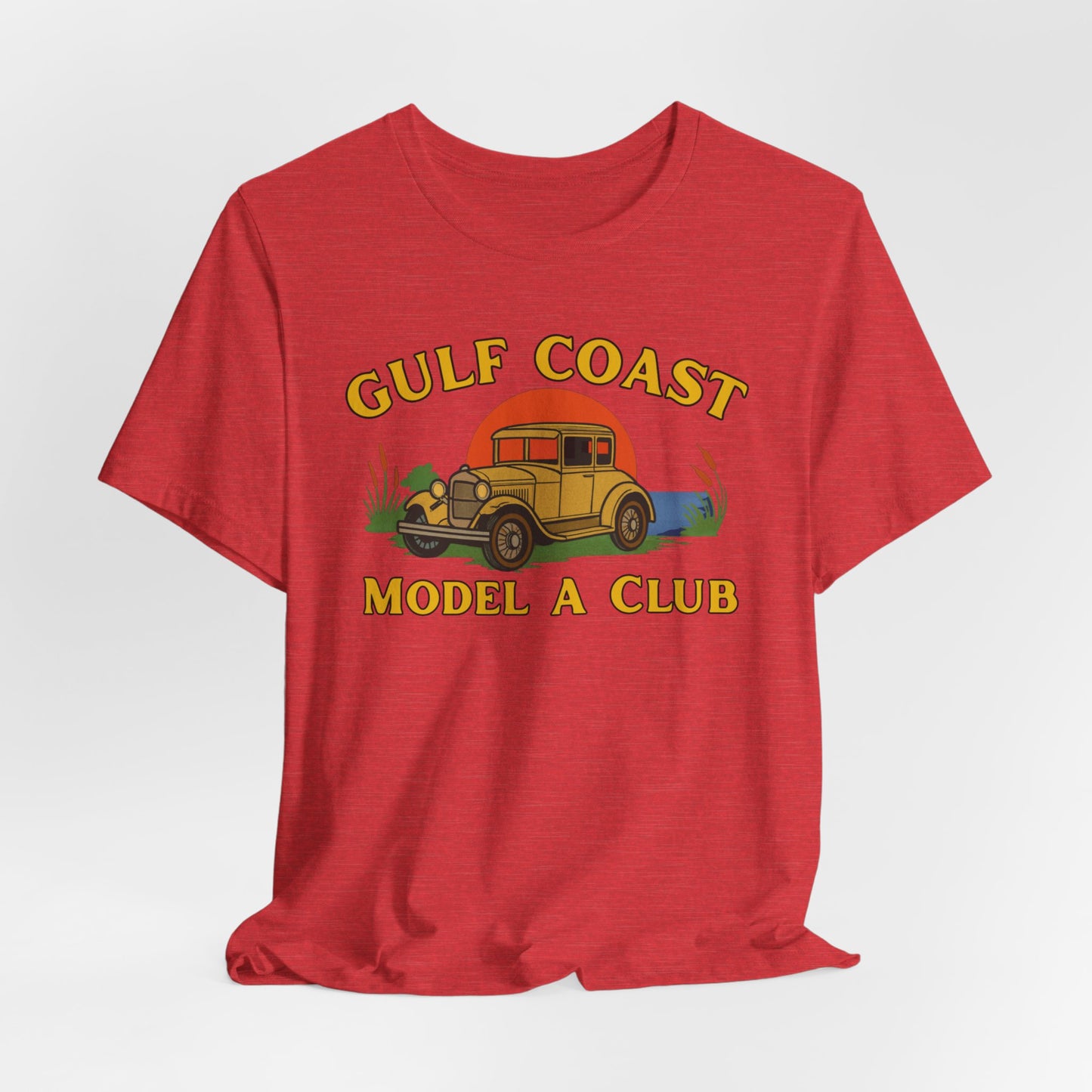 Gulf Coast Model A Club Tee — Vintage Car Graphic T-Shirt