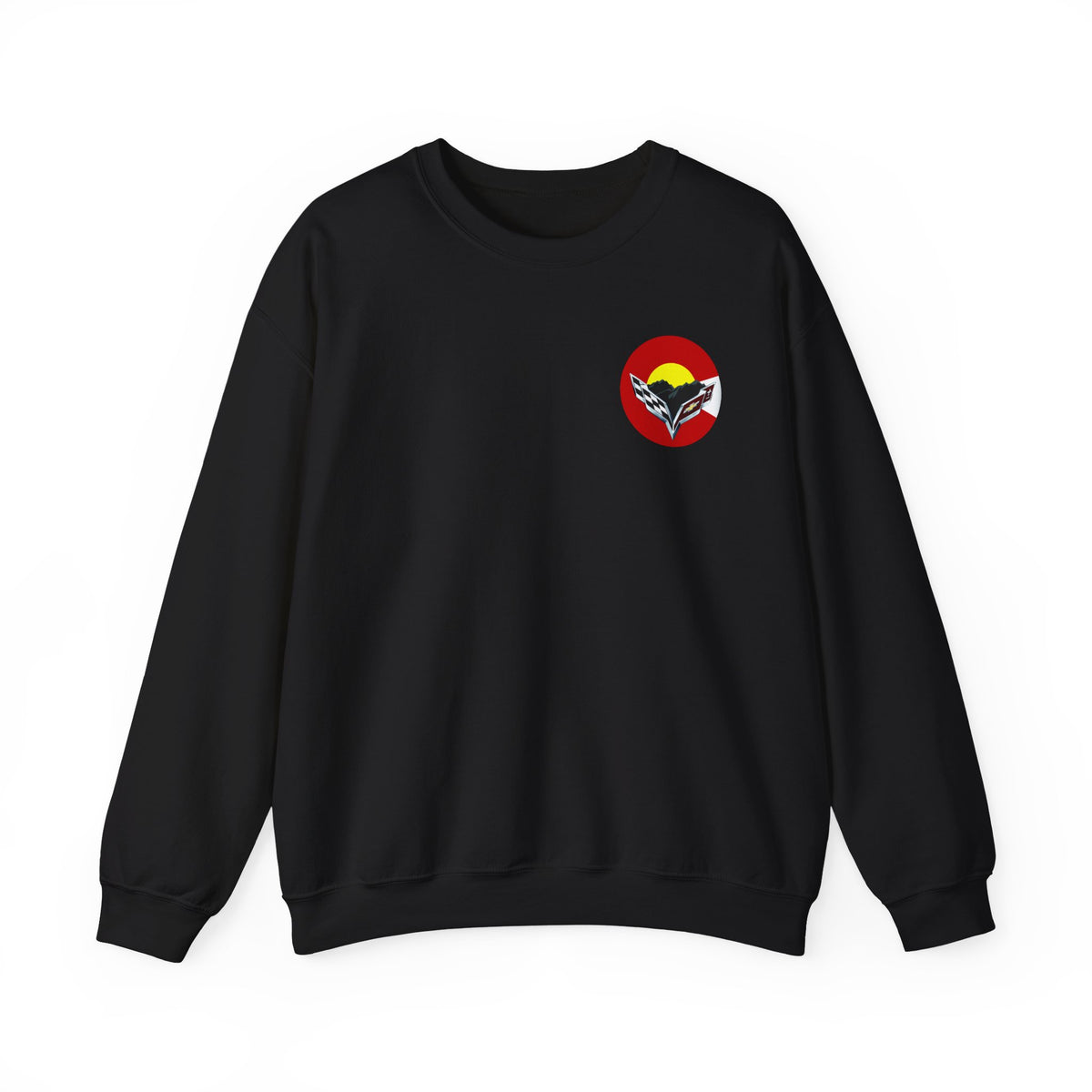 Central Colorado Corvette Club Screen Printed Sweatshirt – Unisex Heavy Blend™ Crewneck Sweatshirt
