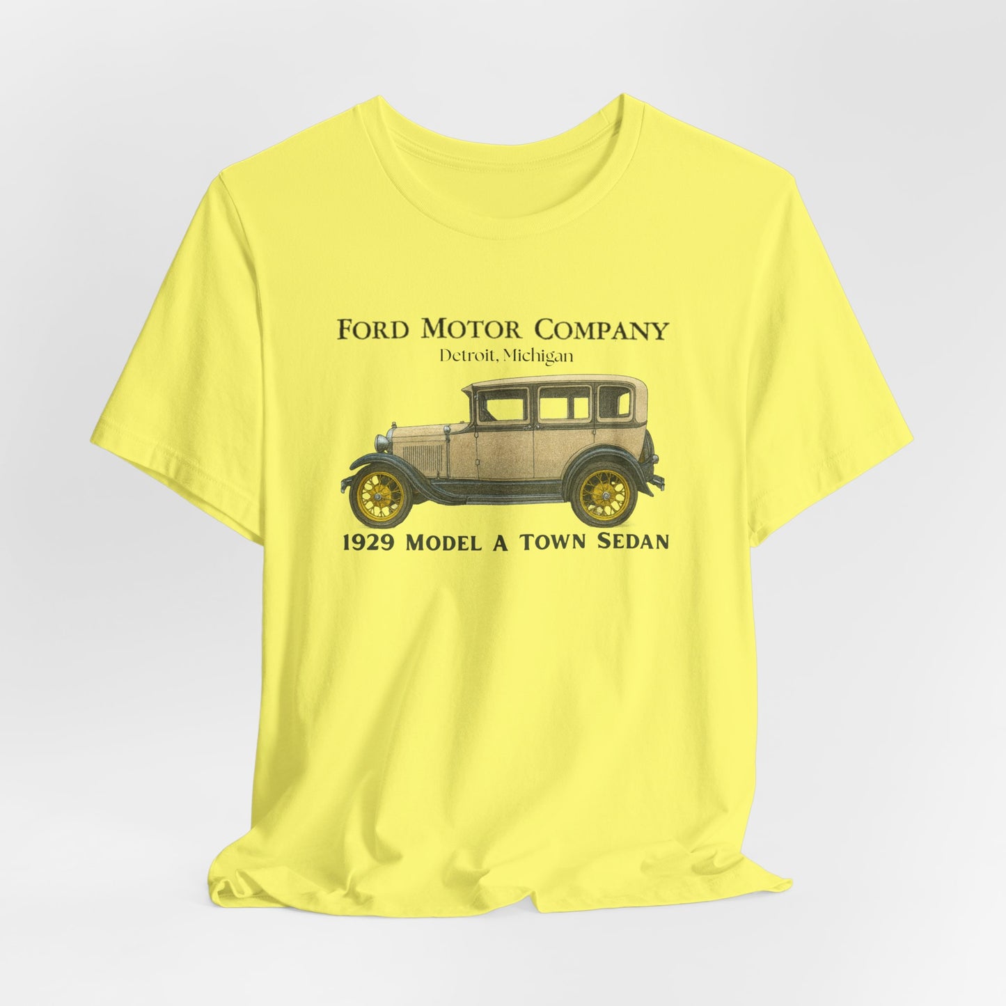 1929 Ford Model A Town Sedan T-Shirt – Classic Car Tee