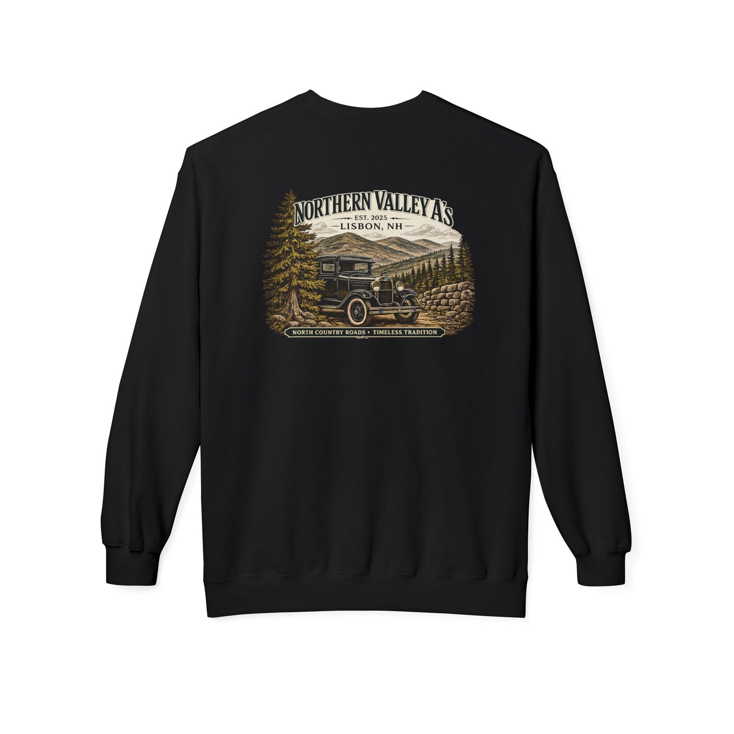 Northern Valley A's Vintage Crewneck Sweatshirt