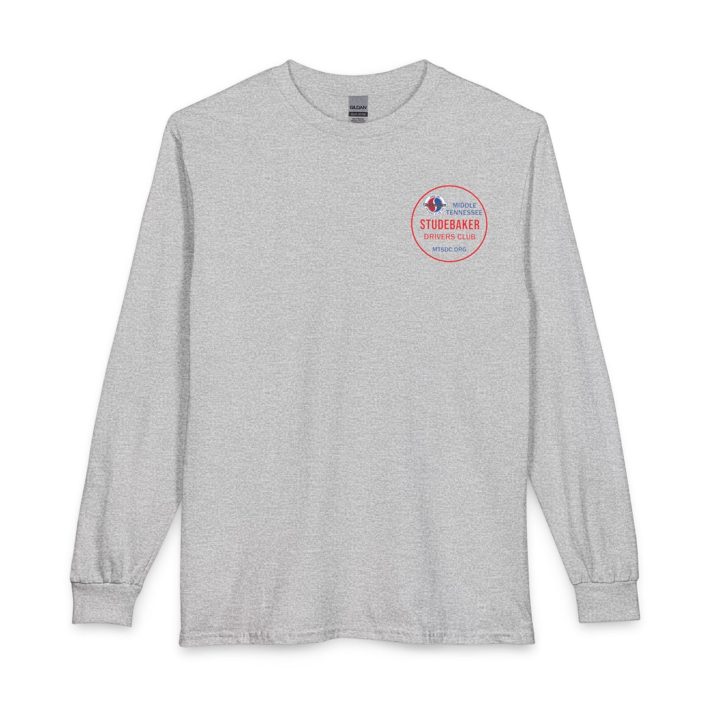 Middle Tennessee Studebaker Drivers Club Chapter Soft Long Sleeve Tee - Front and Back Logos