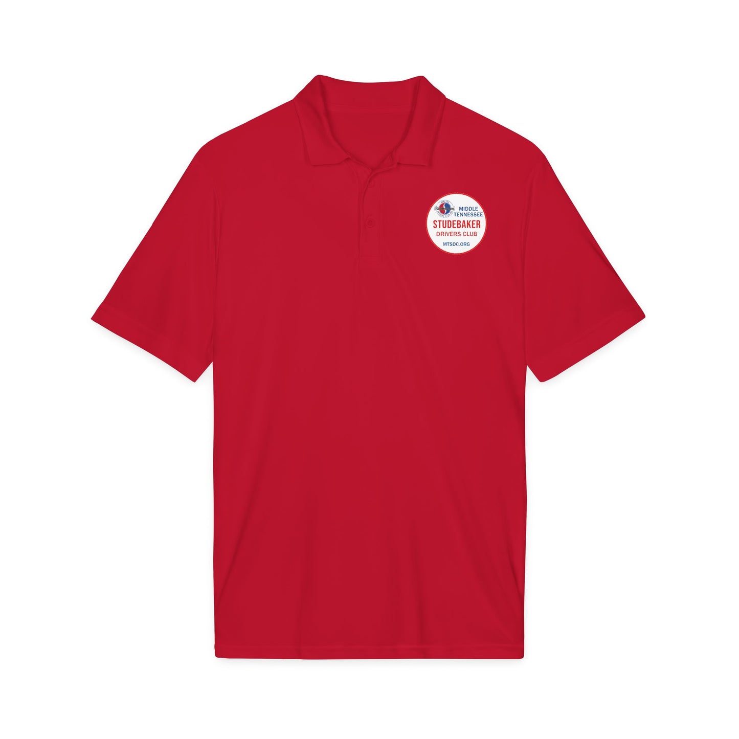 Middle Tennessee Studebaker Drivers Club Chapter Printed Polo Shirt