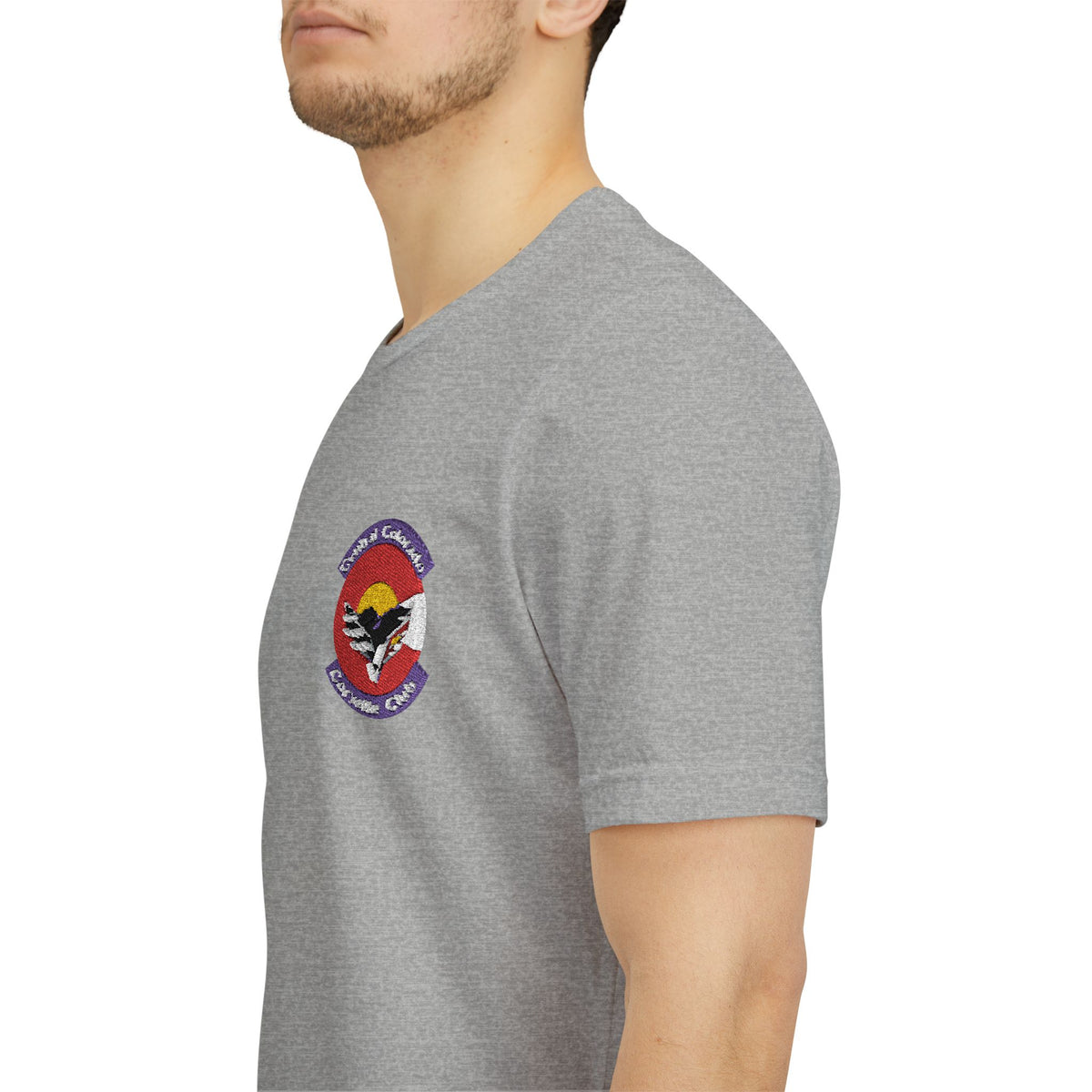 Central Colorado Corvette Club - Embroidered Unisex Soft Style Tee
