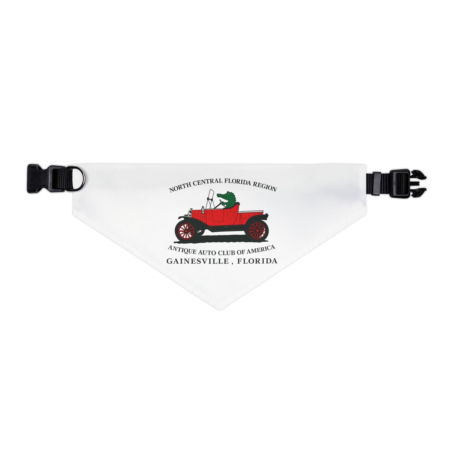 North Central Florida Region AACA Pet Bandana Collar — Gainesville Florida Antique Auto Club