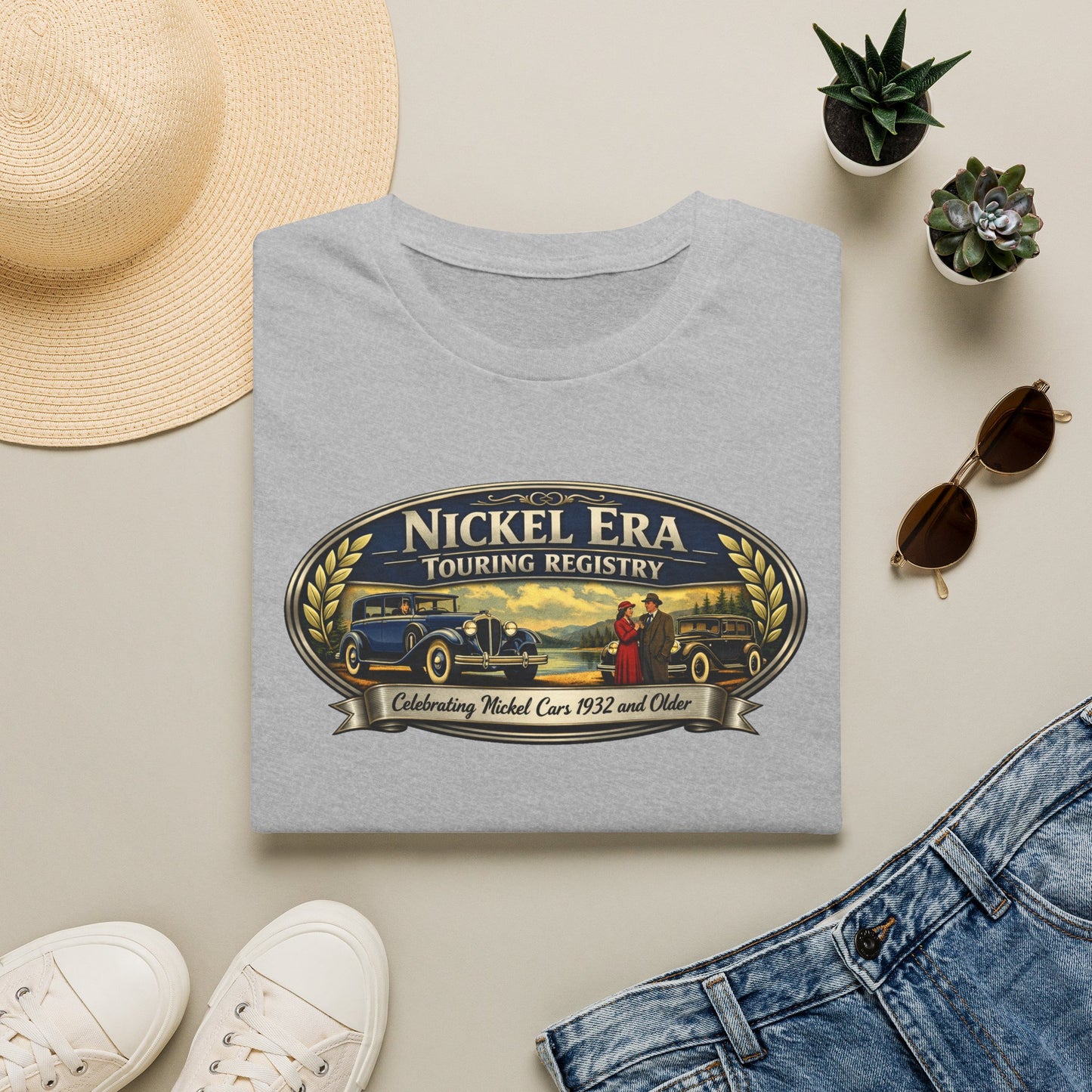Nickel Era Touring Registry Tee — Celebrating Model Cars 1932 and Older
