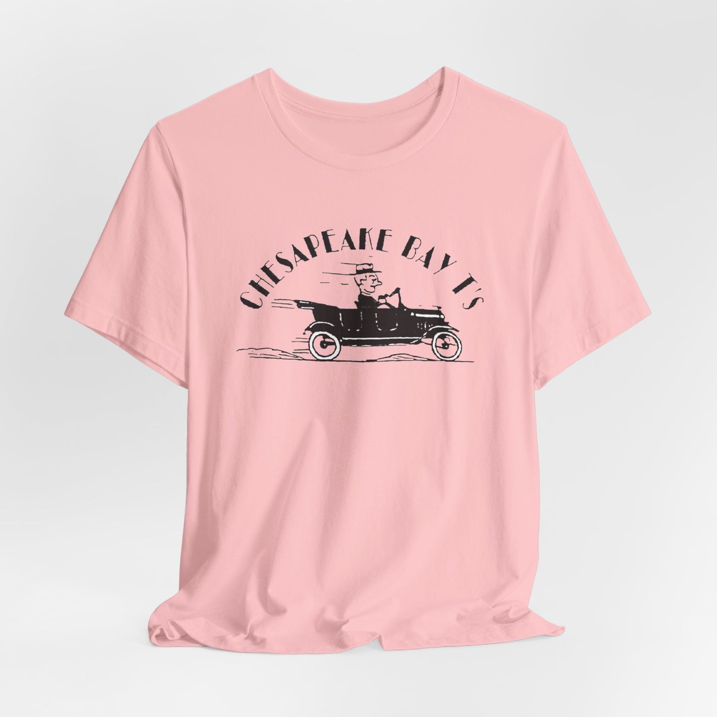 Chesapeake Bay T's Vintage Car Tee — Classic Nautical Coastal Shirt