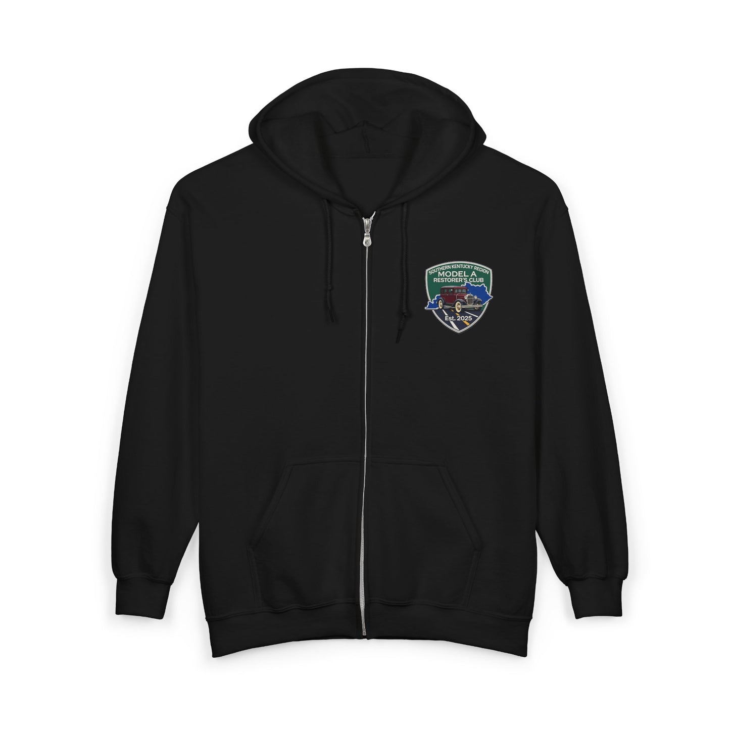 Southern Kentucky Region Model A Restorer's Club - Unisex Heavy Blend™ Full Zip Hooded Sweatshirt