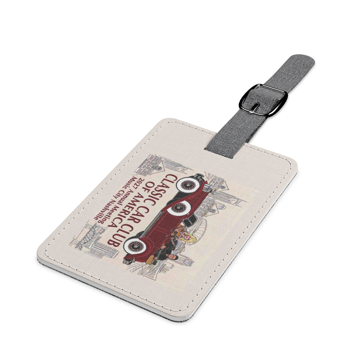 Classic Car Club of America Rectangle Luggage Tag